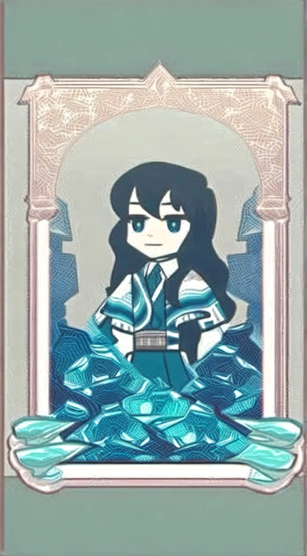 ai character: tokito muichiro  background