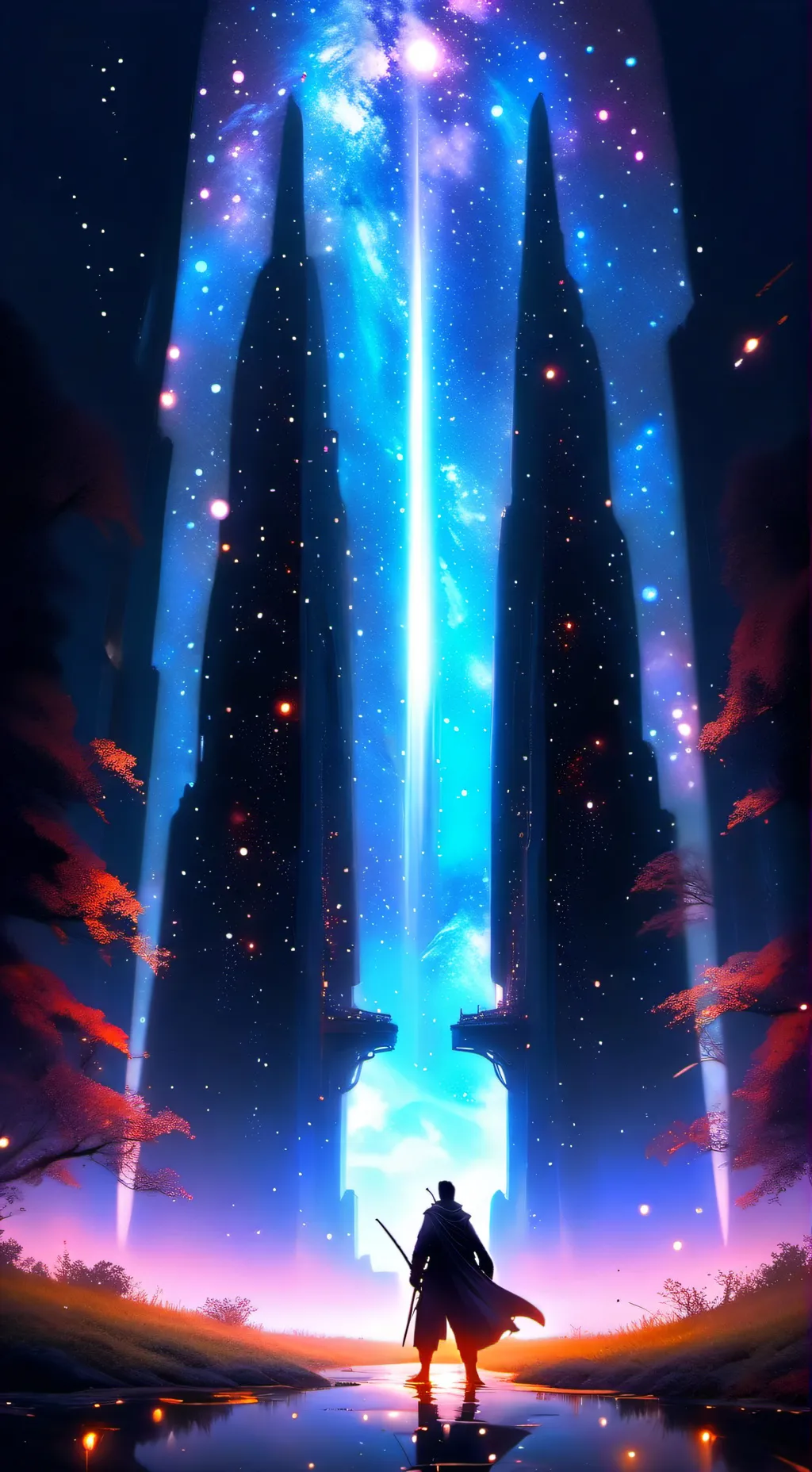 ai character: sprunki pool party background