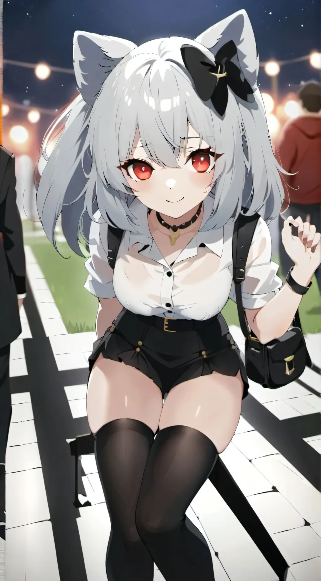 ai character: Badass girl background