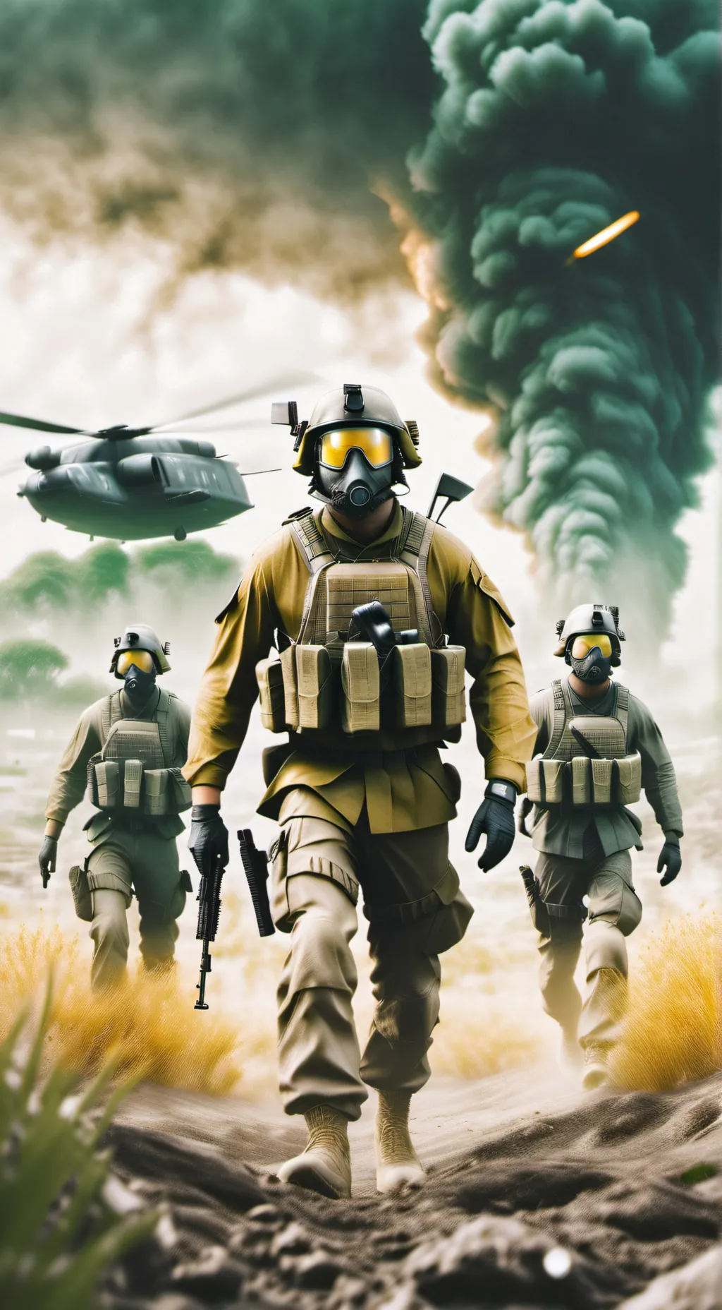 ai character: battlefield  background