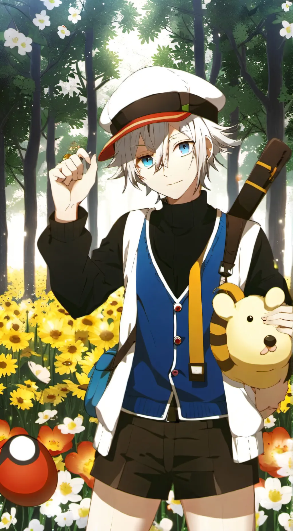 ai character: Pokémon trainer! background