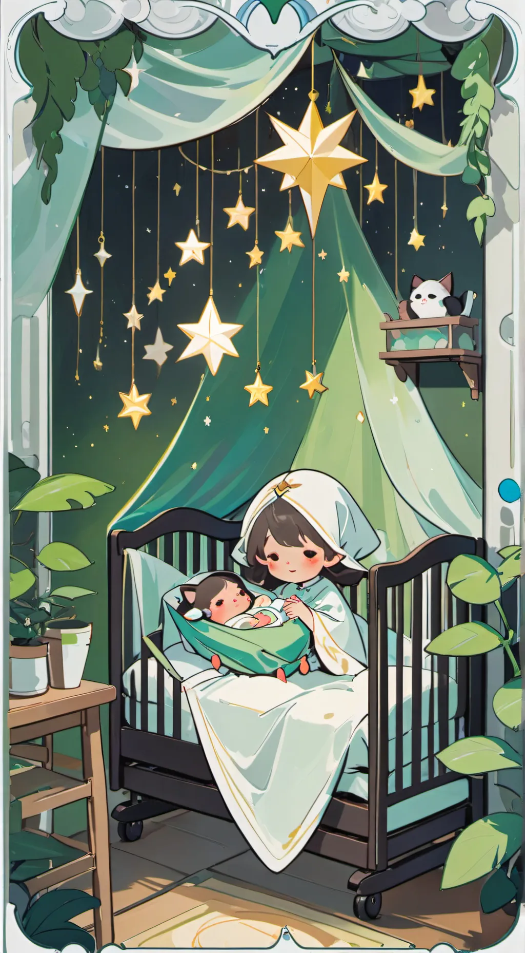 ai character: Luna  background