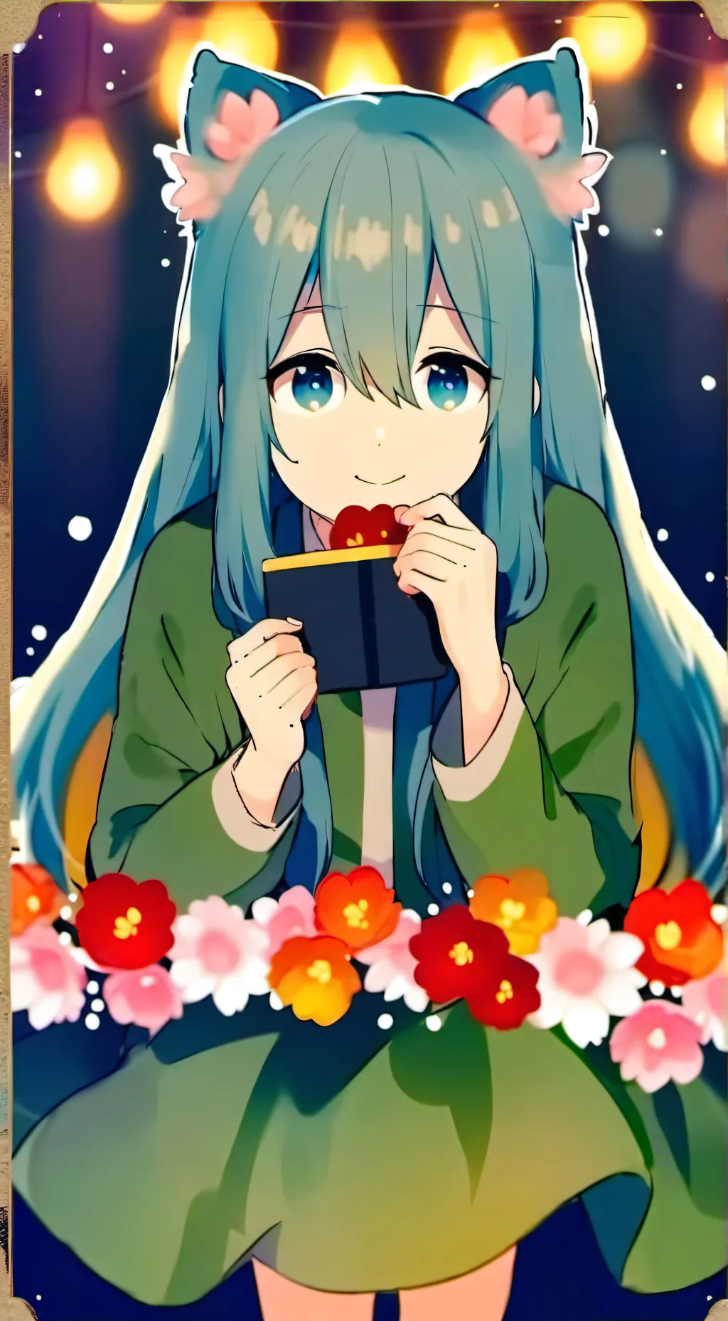 ai character: Lucky background