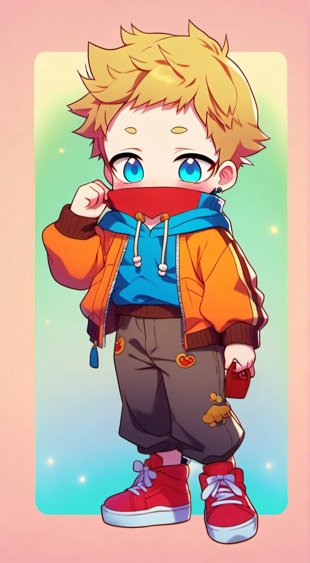 ai character: bebe demon slayer  background