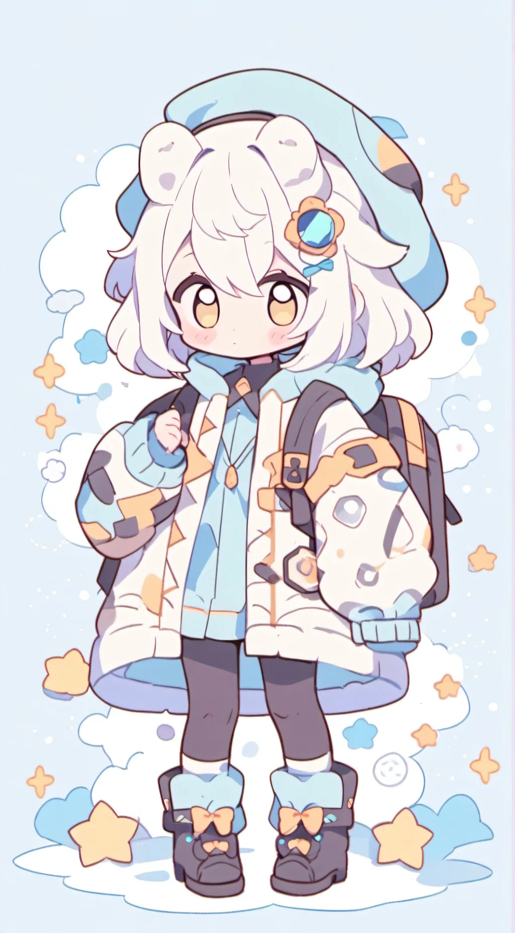 ai character: 凹凸世界 background