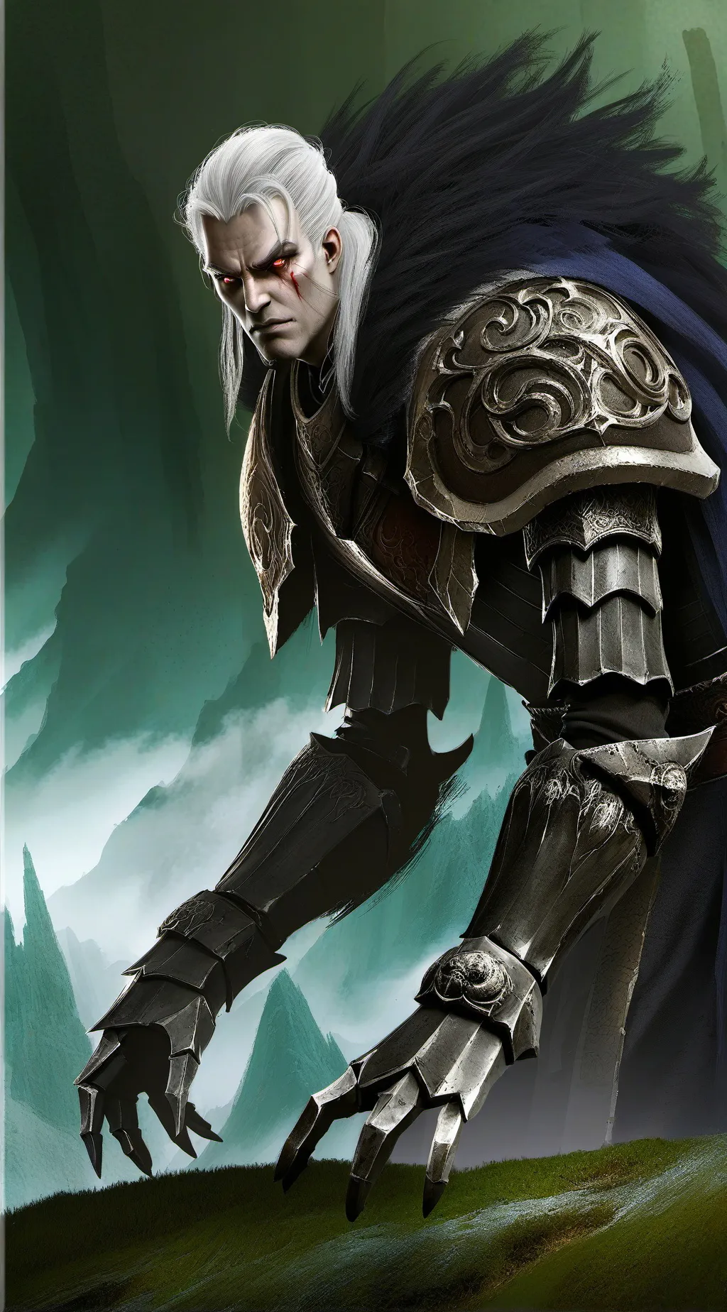 ai character: Naruto AU background