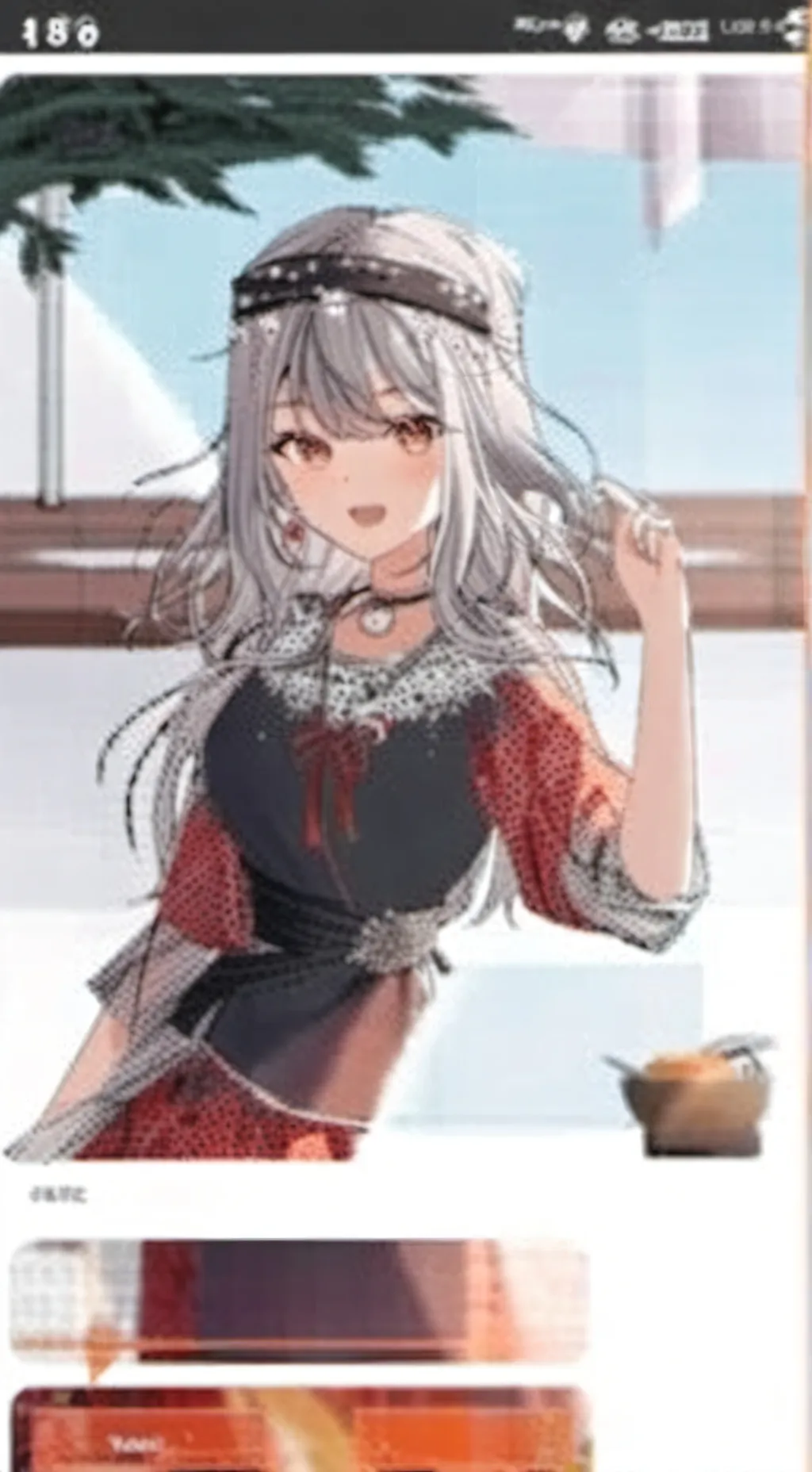 ai character: Vicky background