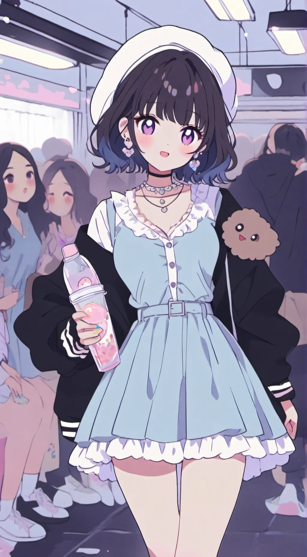 ai character: chica linda background