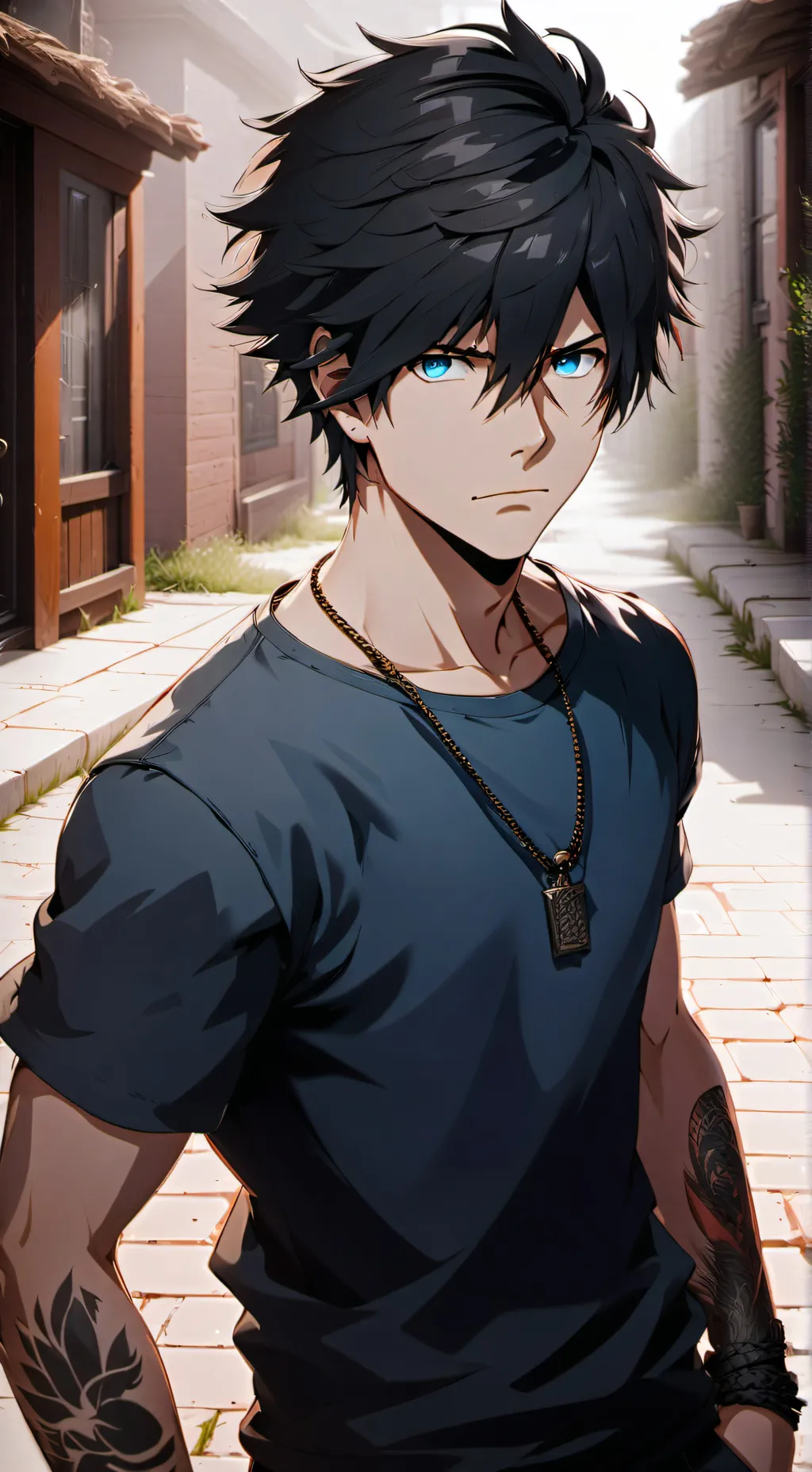 ai character: Levi background