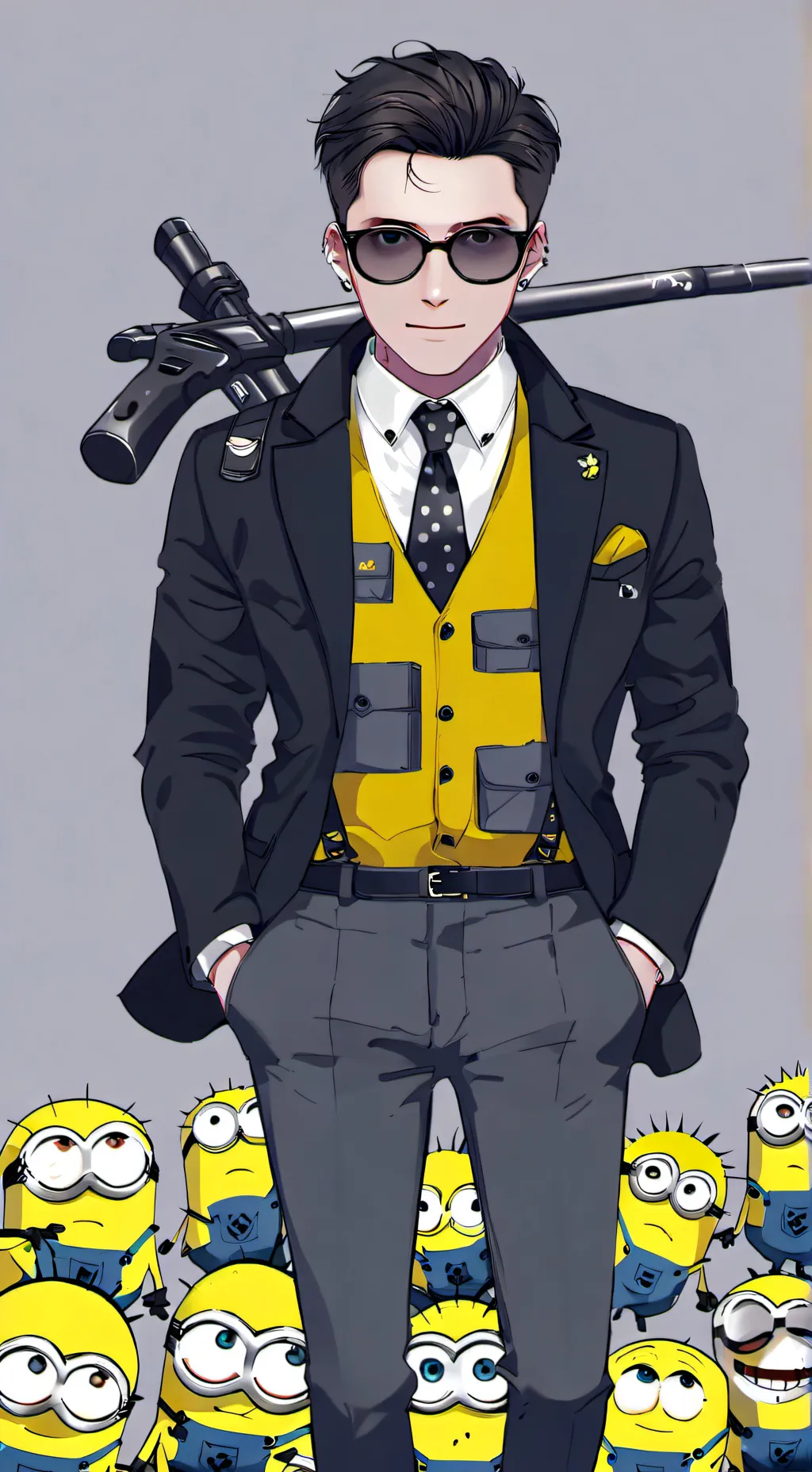 ai character: kevin the minion background