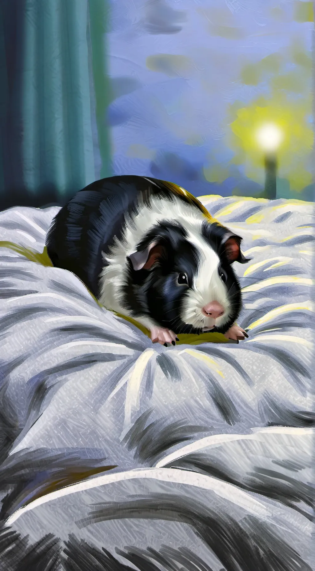 ai character: potatoes  background