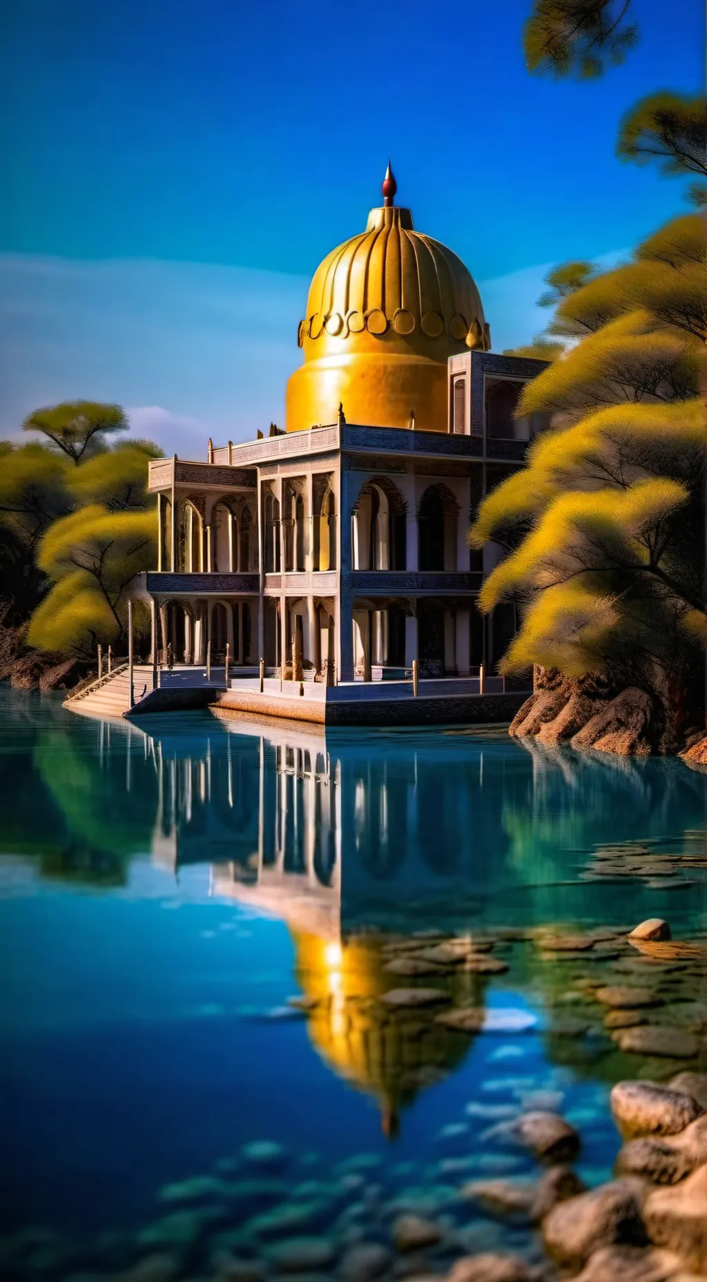 ai character: Tadc pool party  background