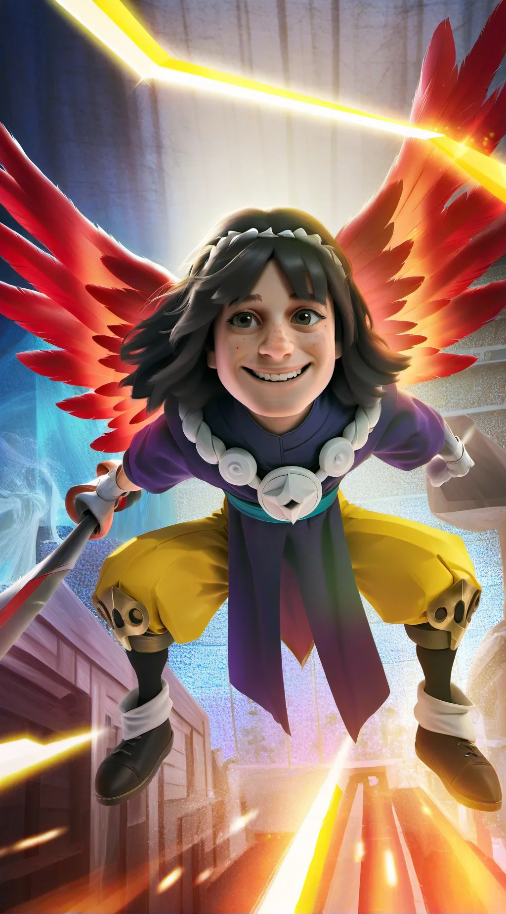 ai character: Lucia  background