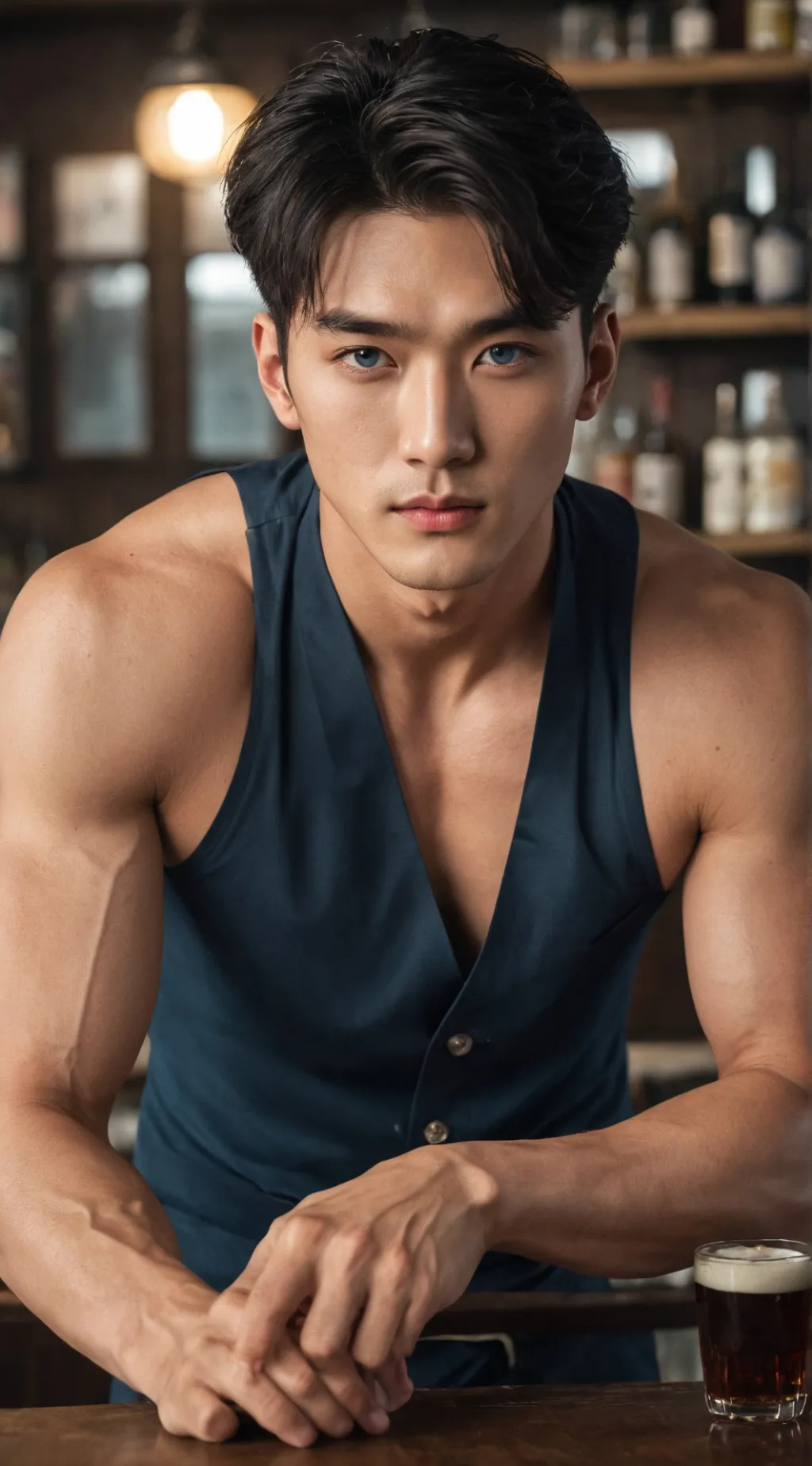 ai character: Stefan Kim background