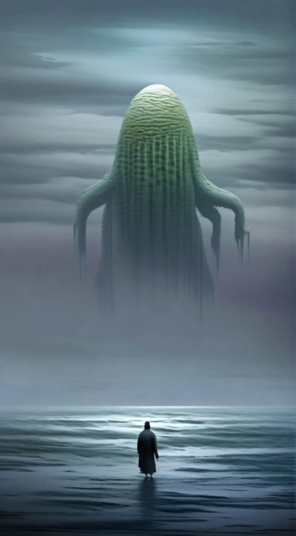 ai character: Ocean background