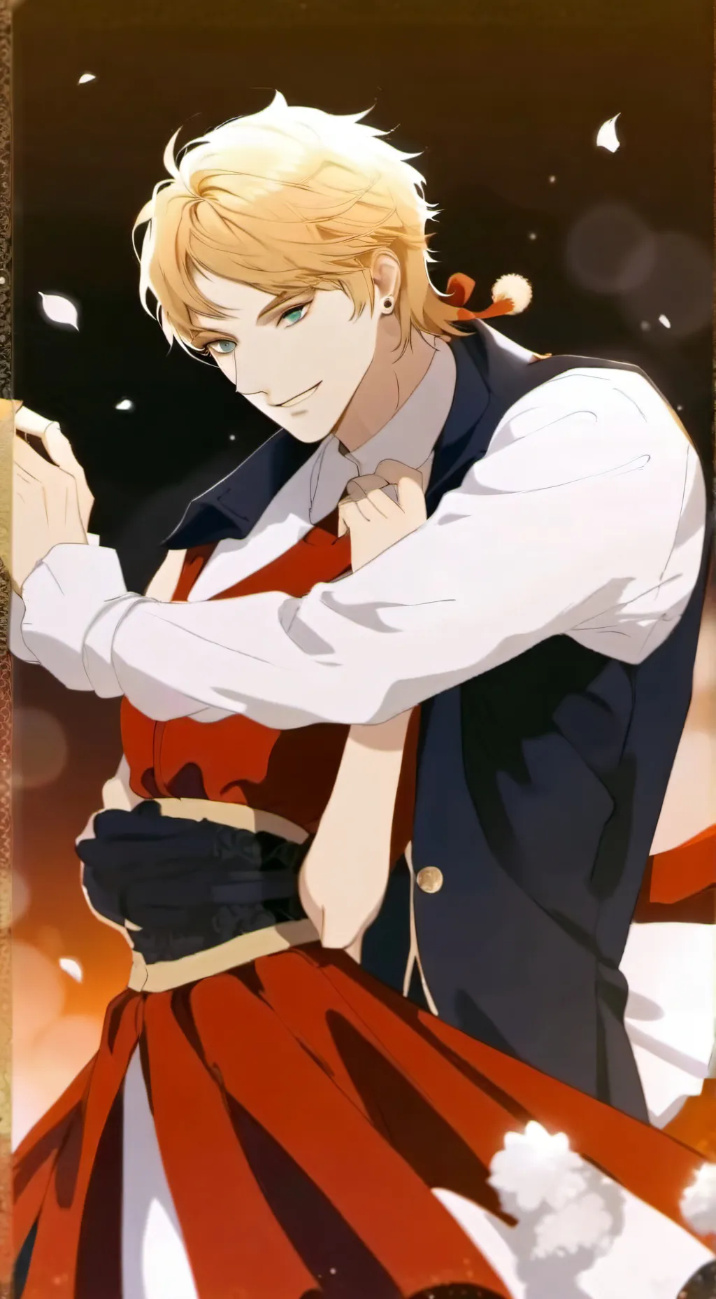 ai character: Maxime David  background