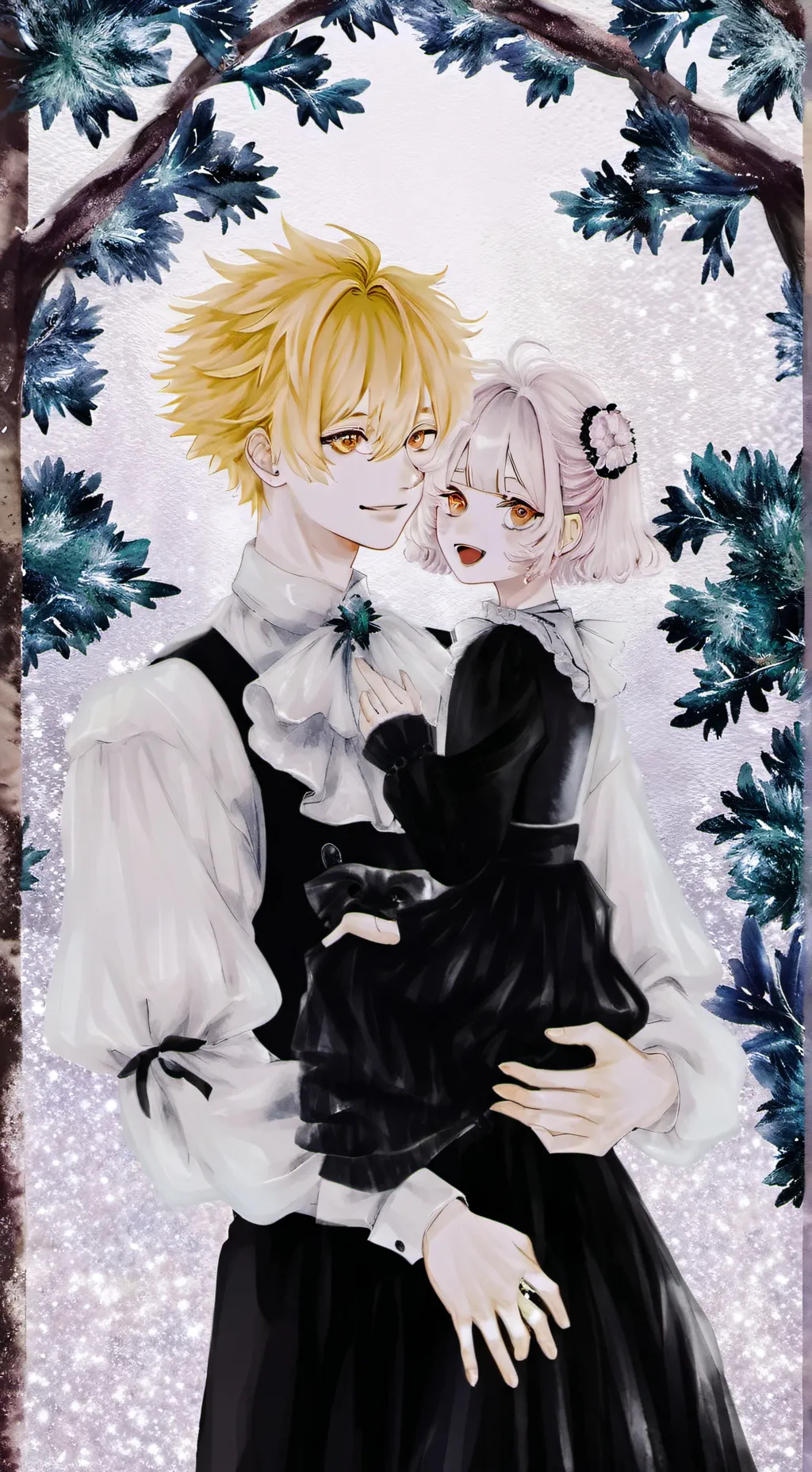 ai character: Bakugo and Miranda background