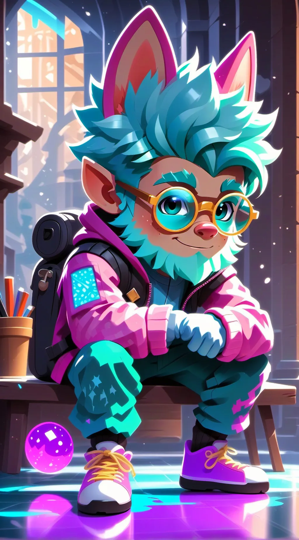 ai character: Trollino background