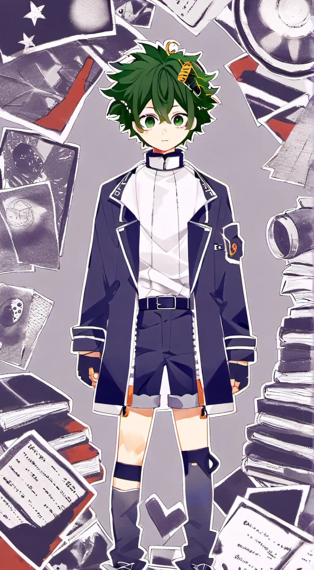 ai character: DEKU  background