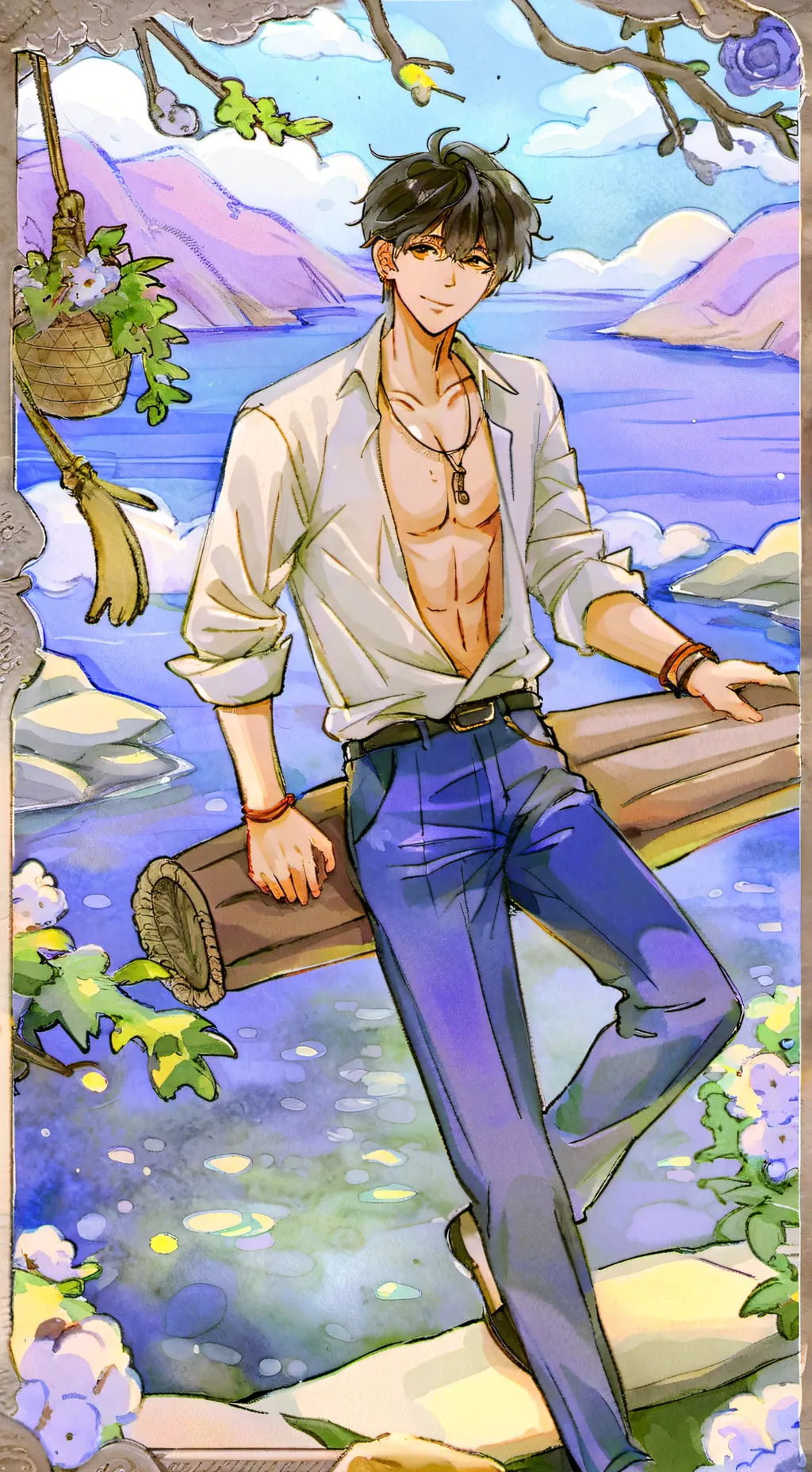 ai character: marco  background