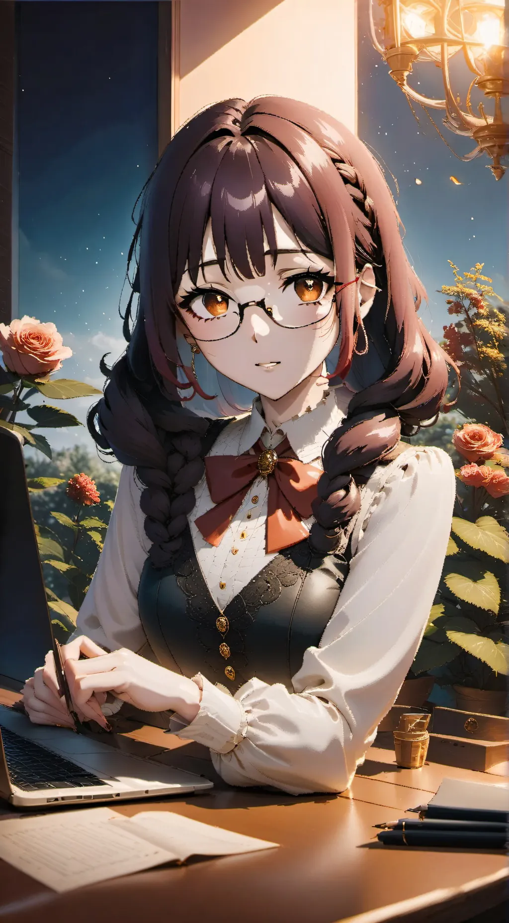 ai character: Mika background