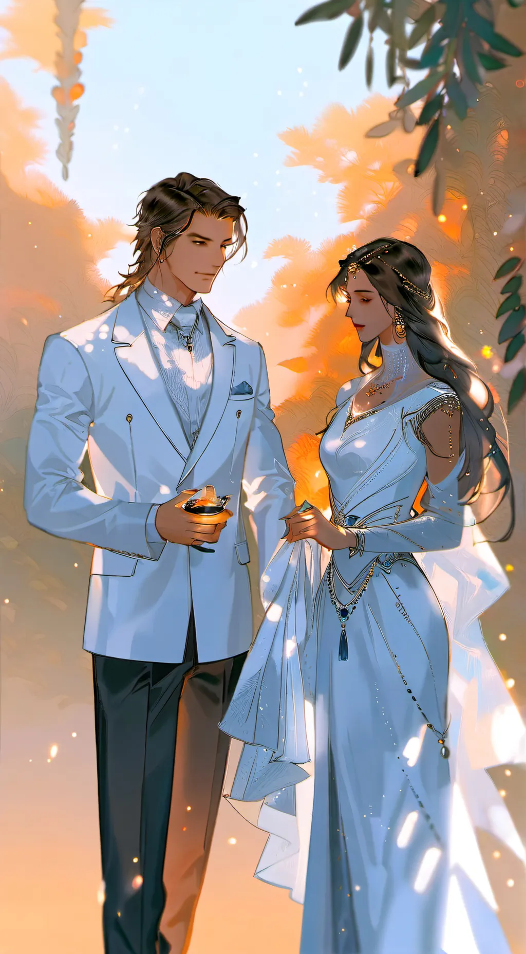 ai character: Alex and Kate  background