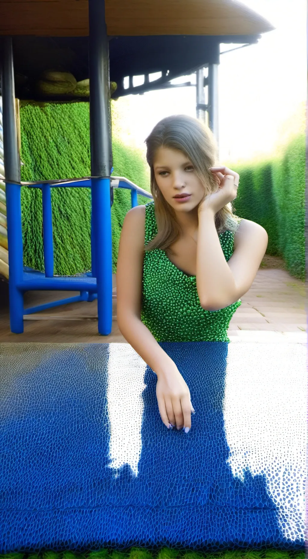 ai character: Amy  background