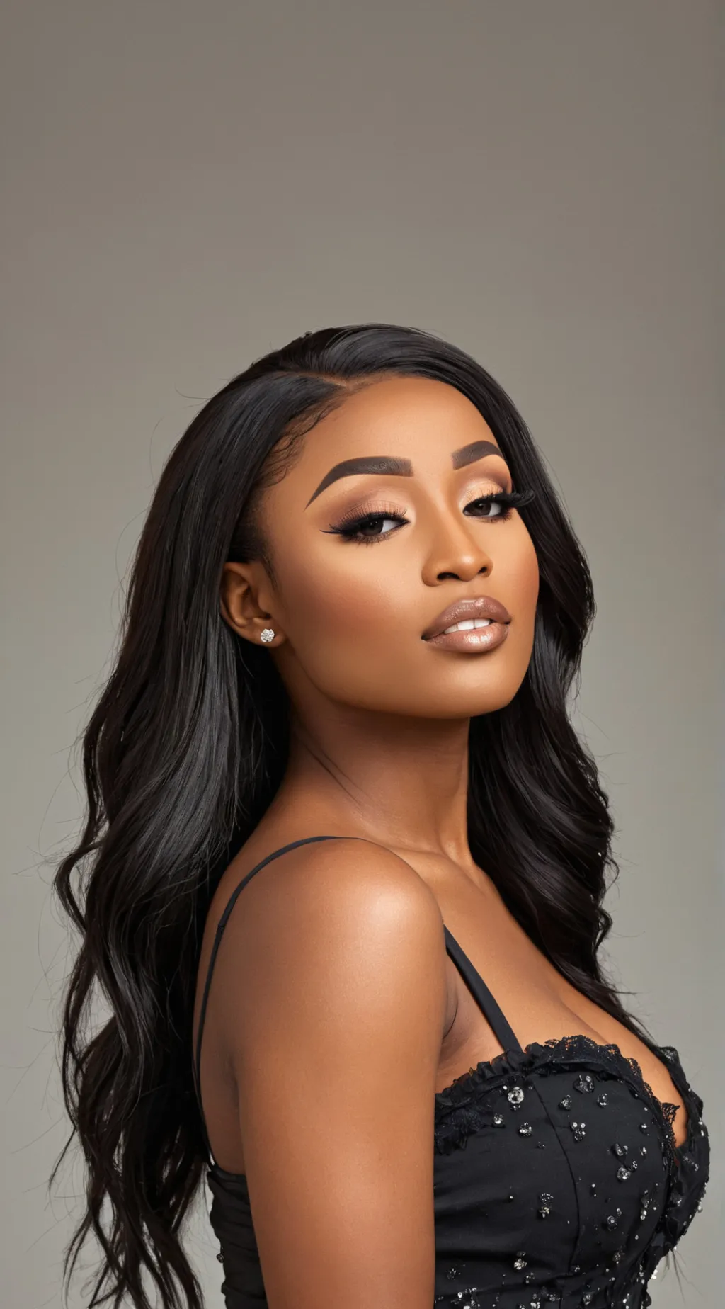 ai character: Amber background