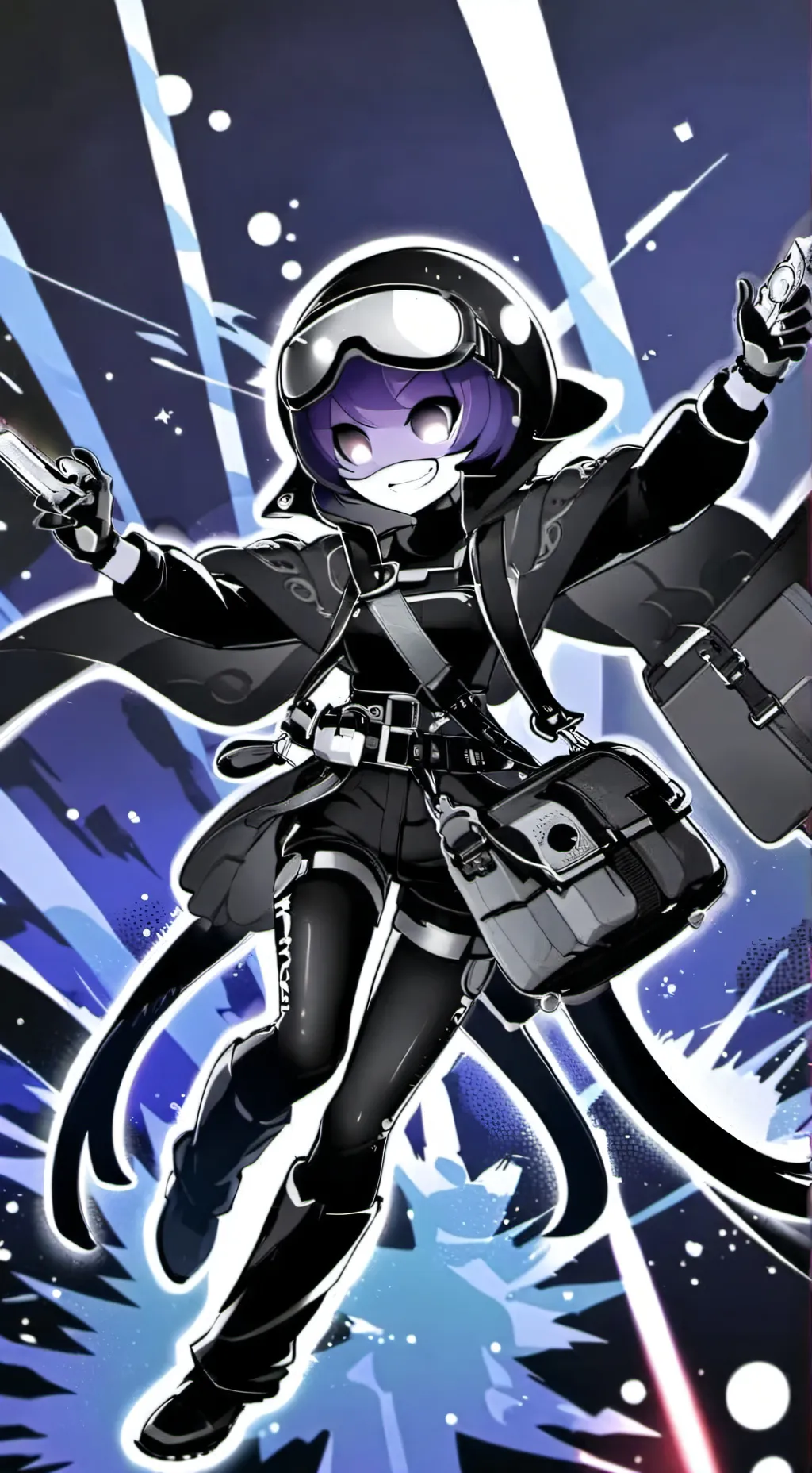 ai character: casa munder drone background