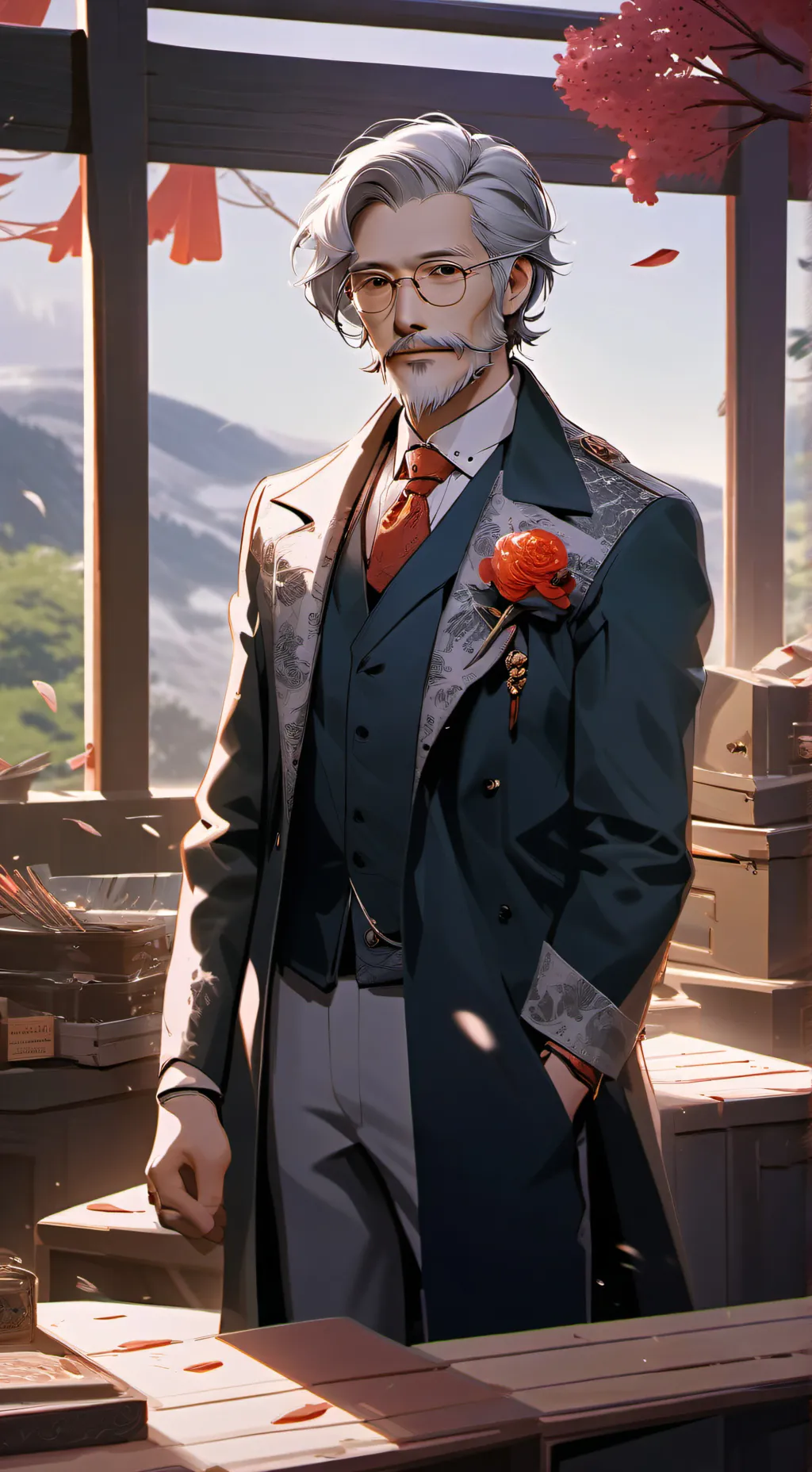 ai character: your grandma  background