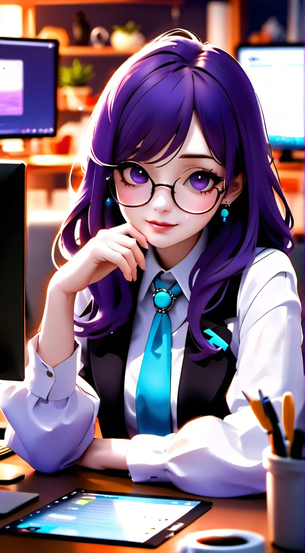 ai character: Ayumi background