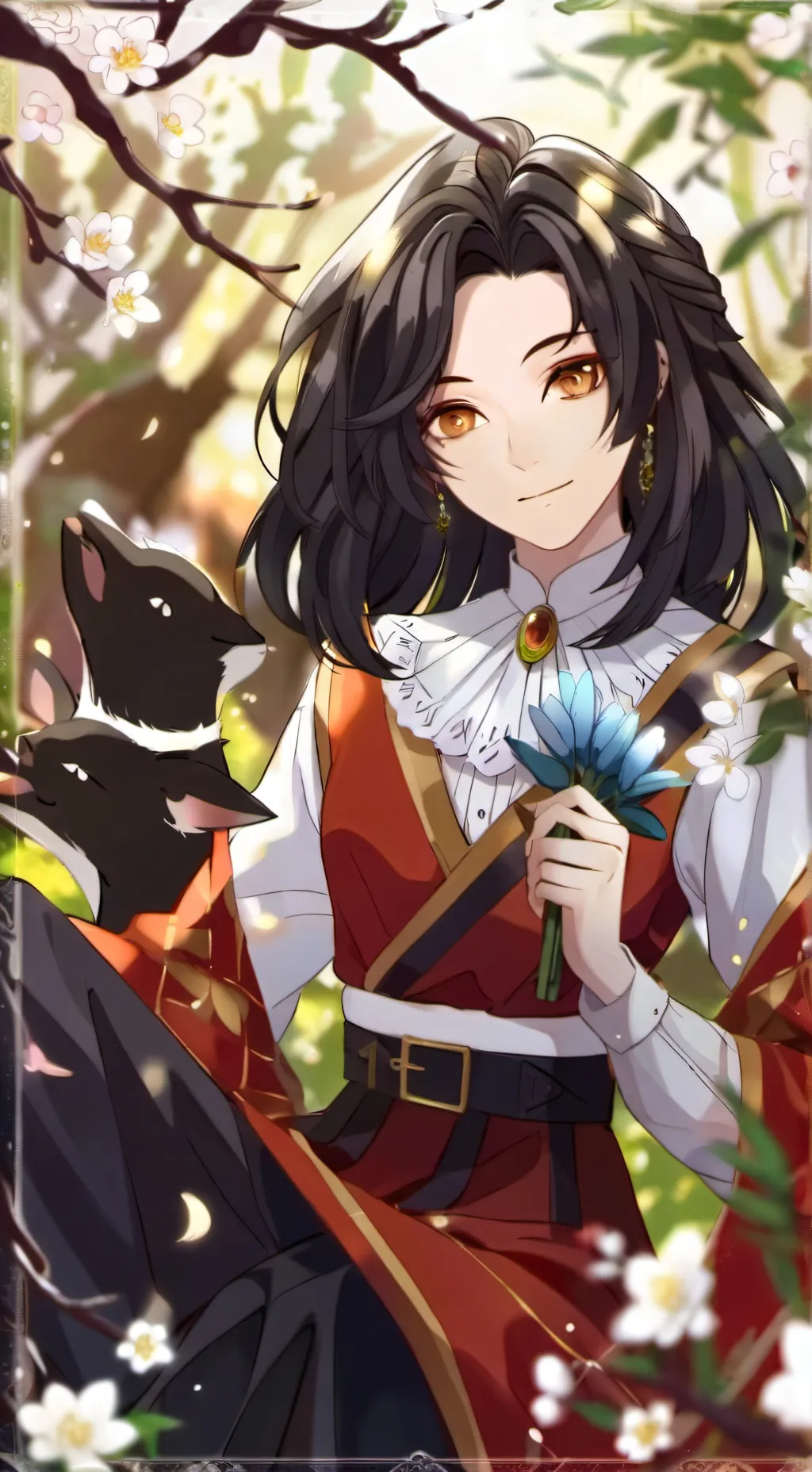 ai character: sus highschool gir background