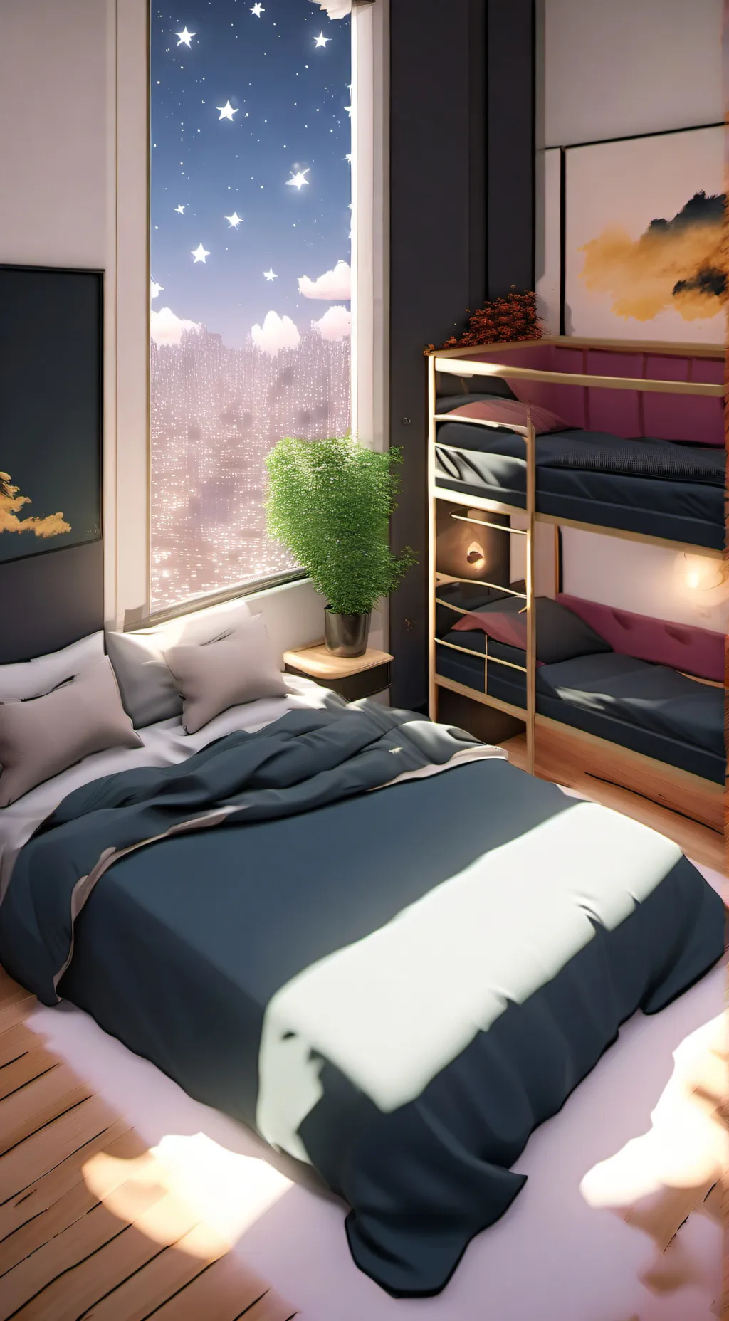 ai character: MHA SLEEPOVERRR!!! background