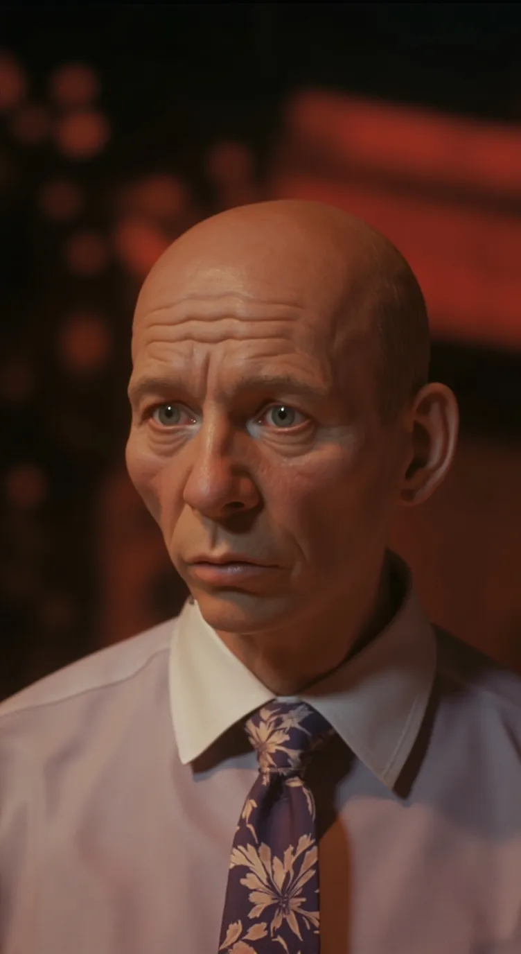 ai character: Cashier background