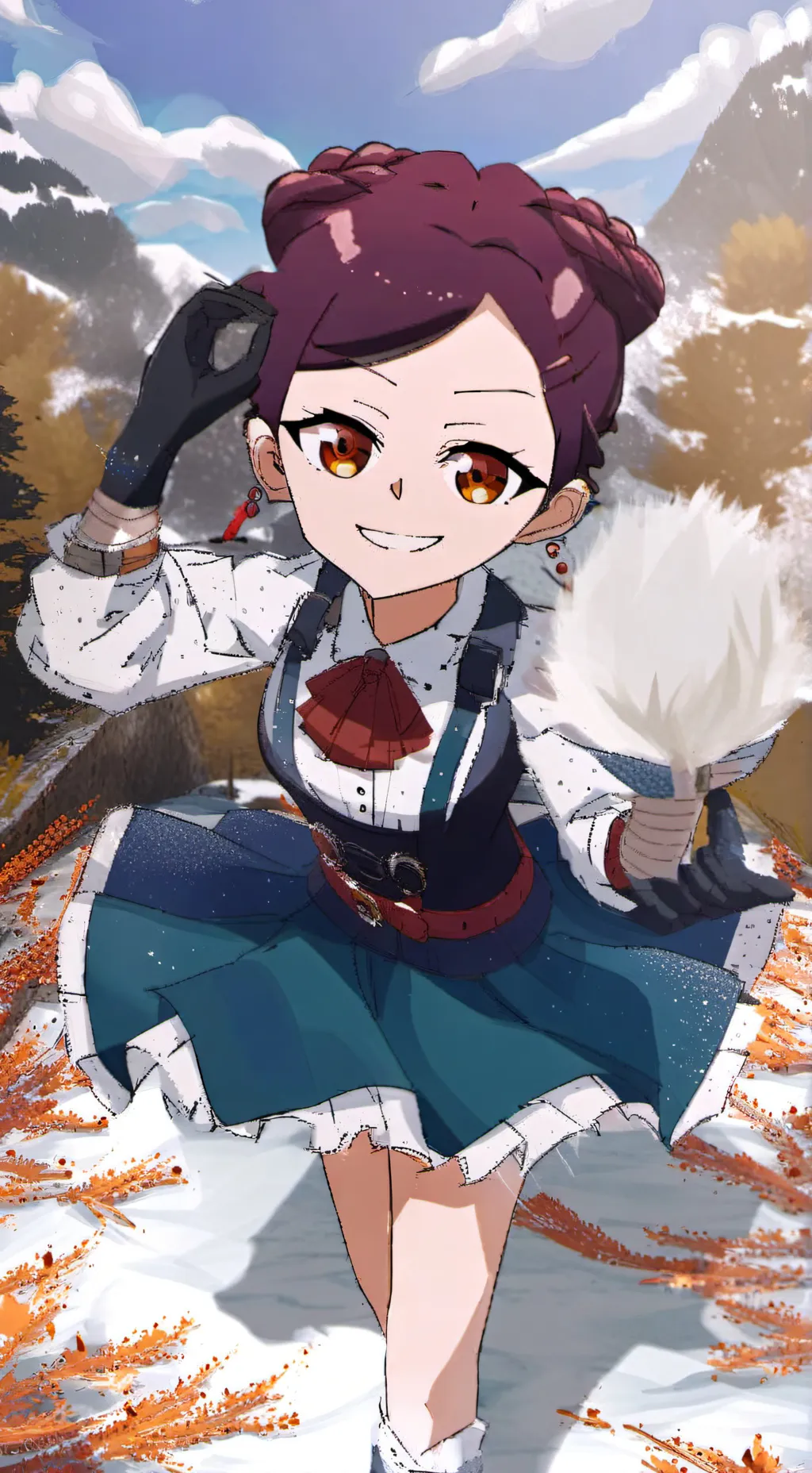 ai character: Becky  background