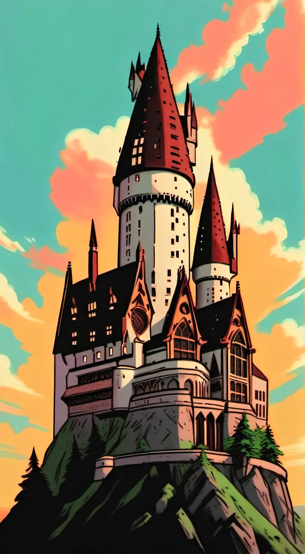 ai character: HOGWARTS background