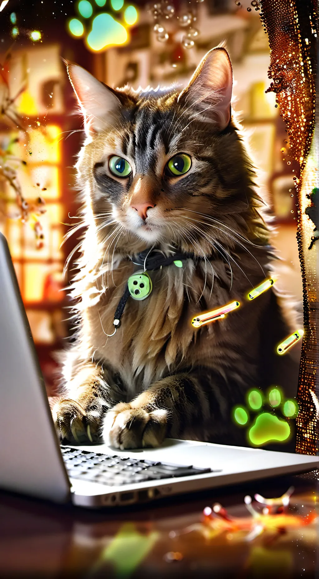 ai character: BitByte background