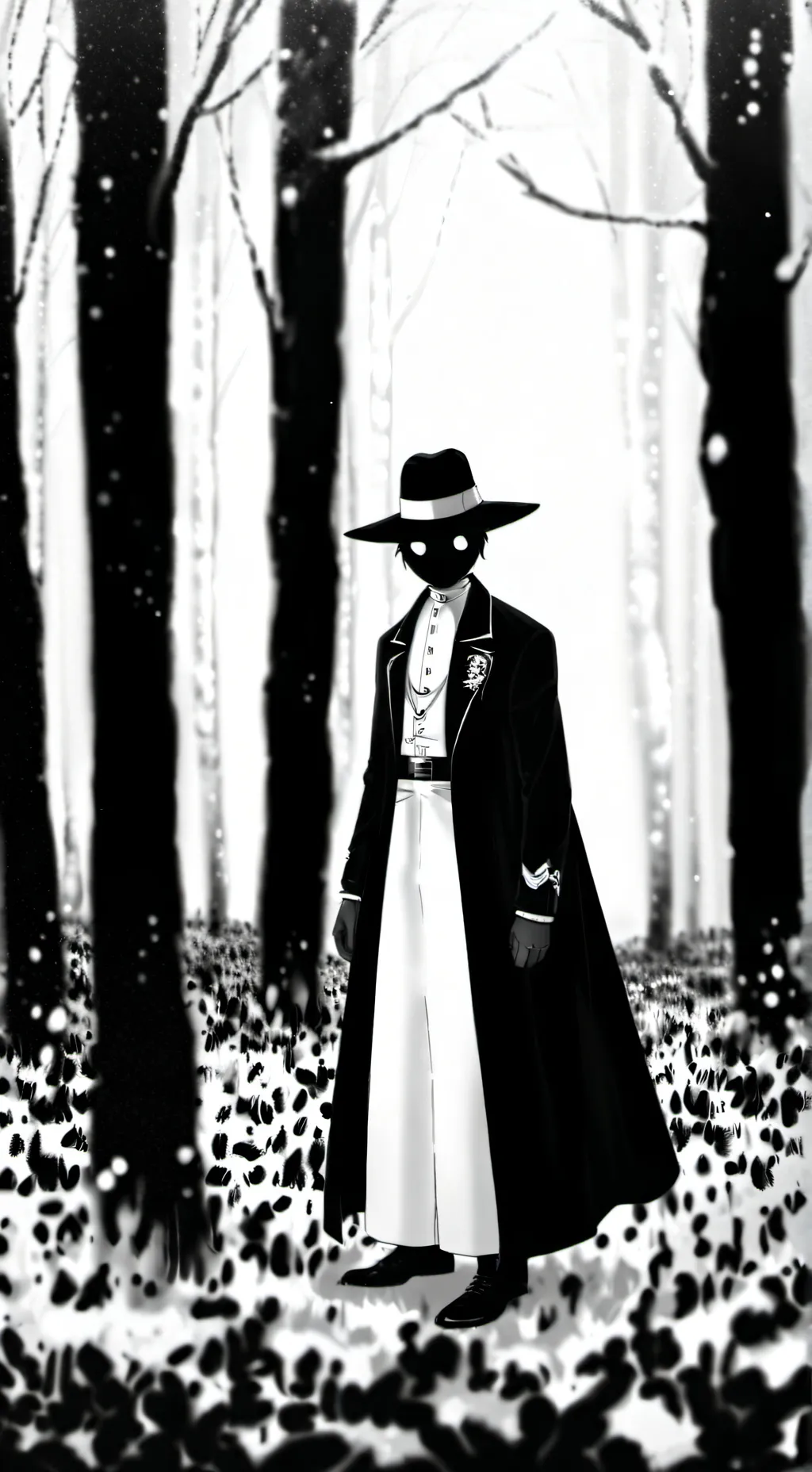 ai character: black (de sprunki) background