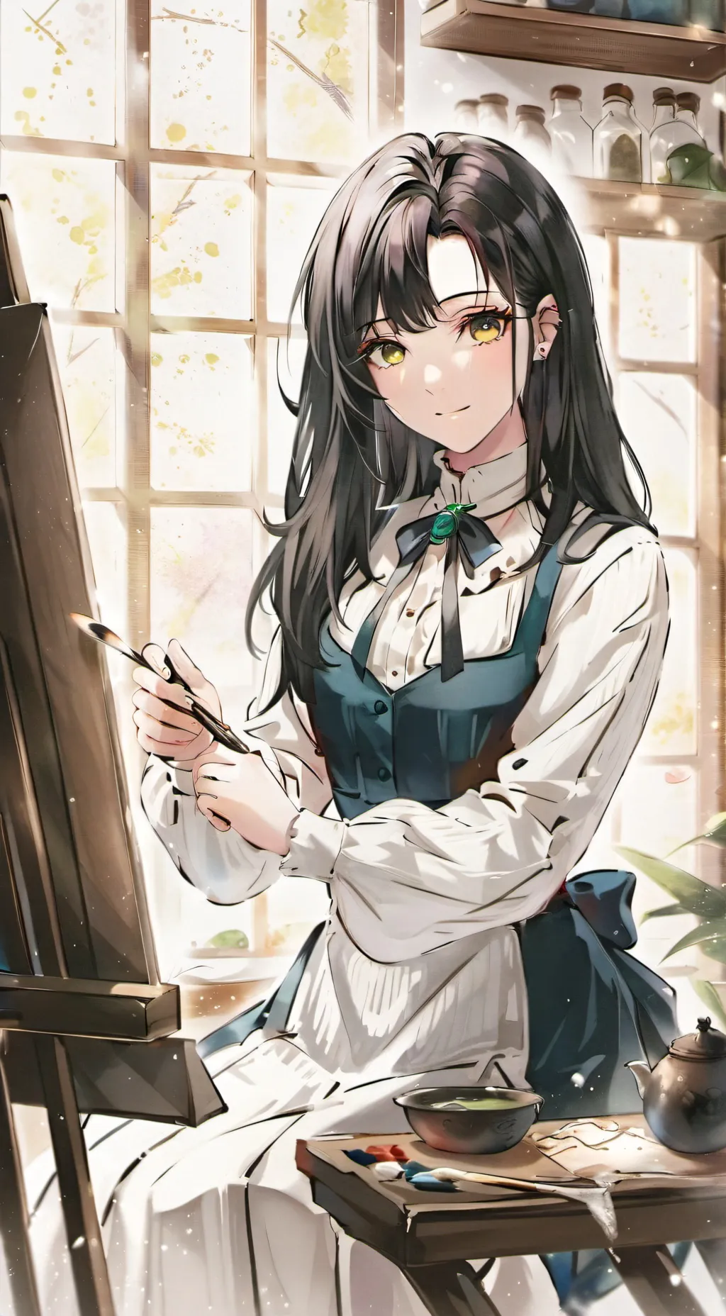 ai character: Himari background