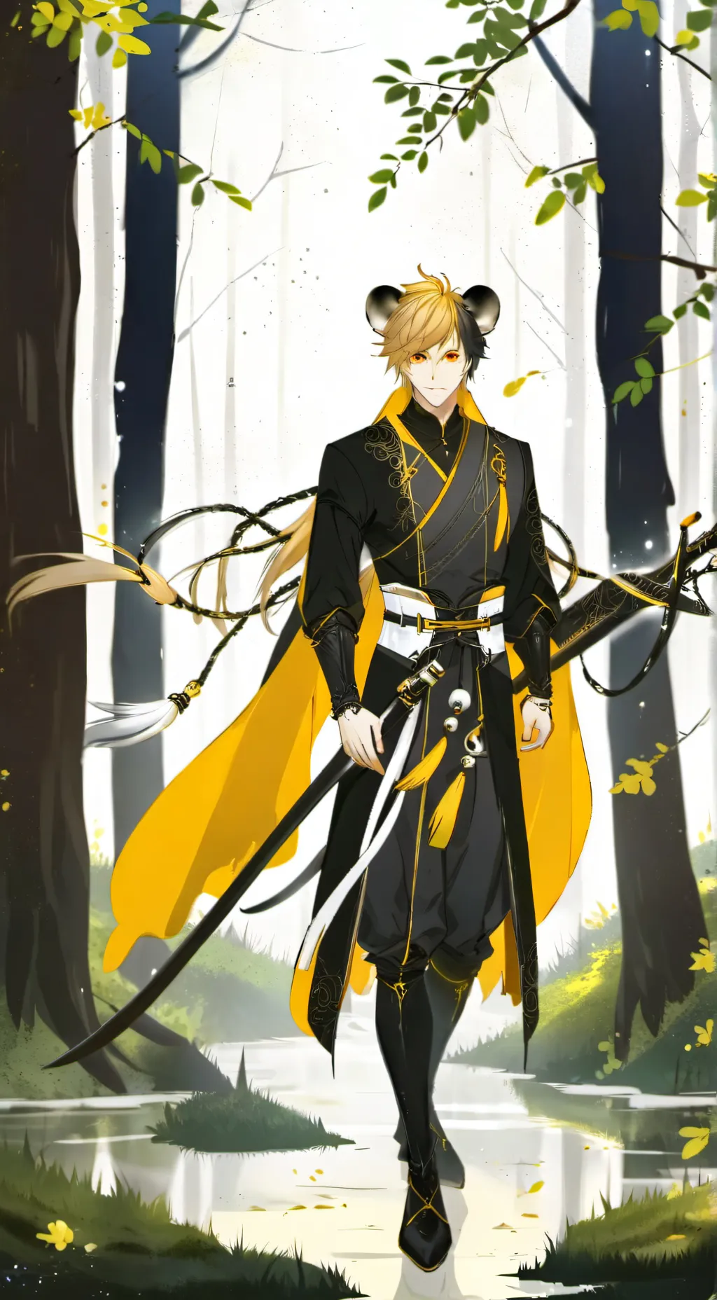 ai character: Pikachu GX background