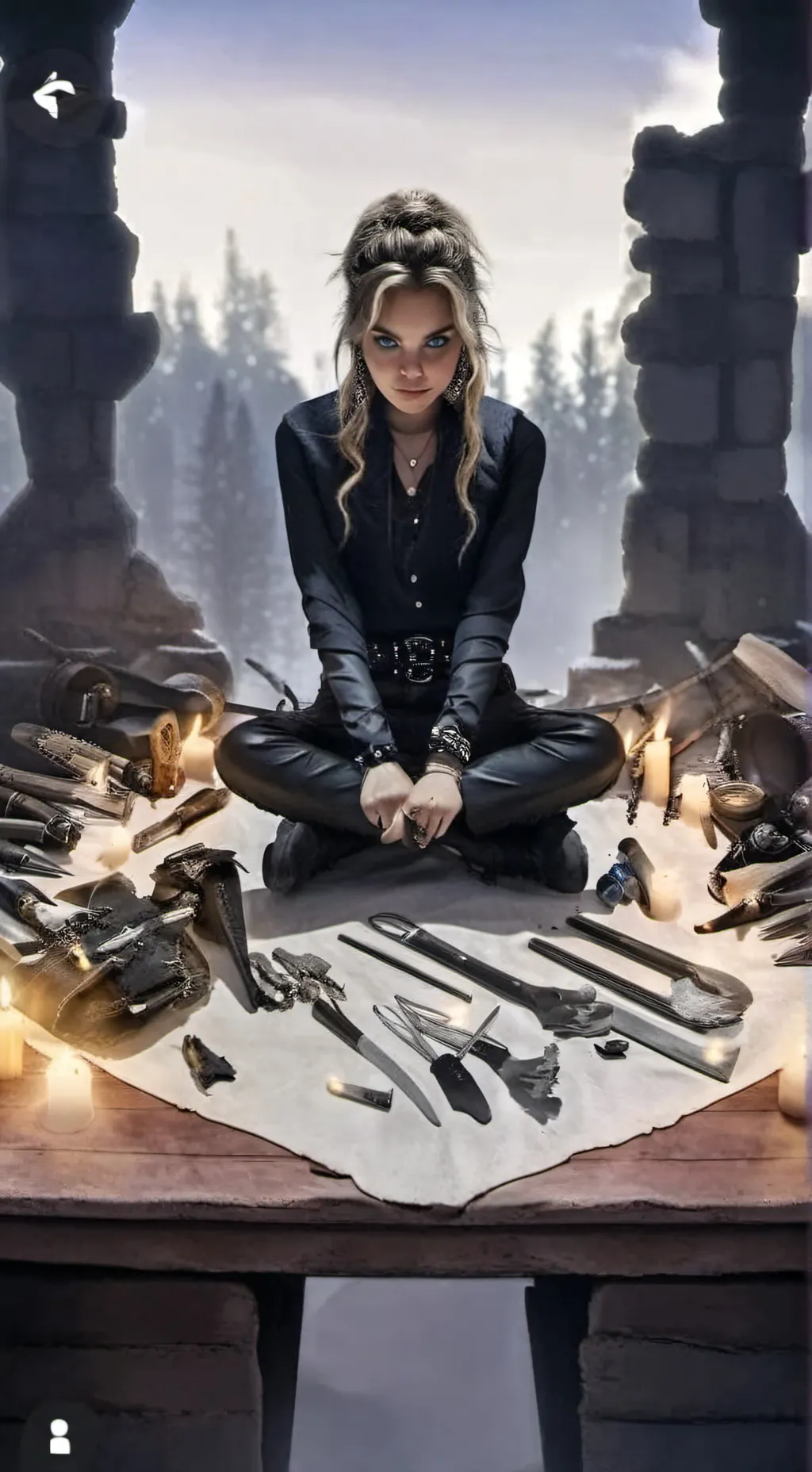 ai character: Trinity background