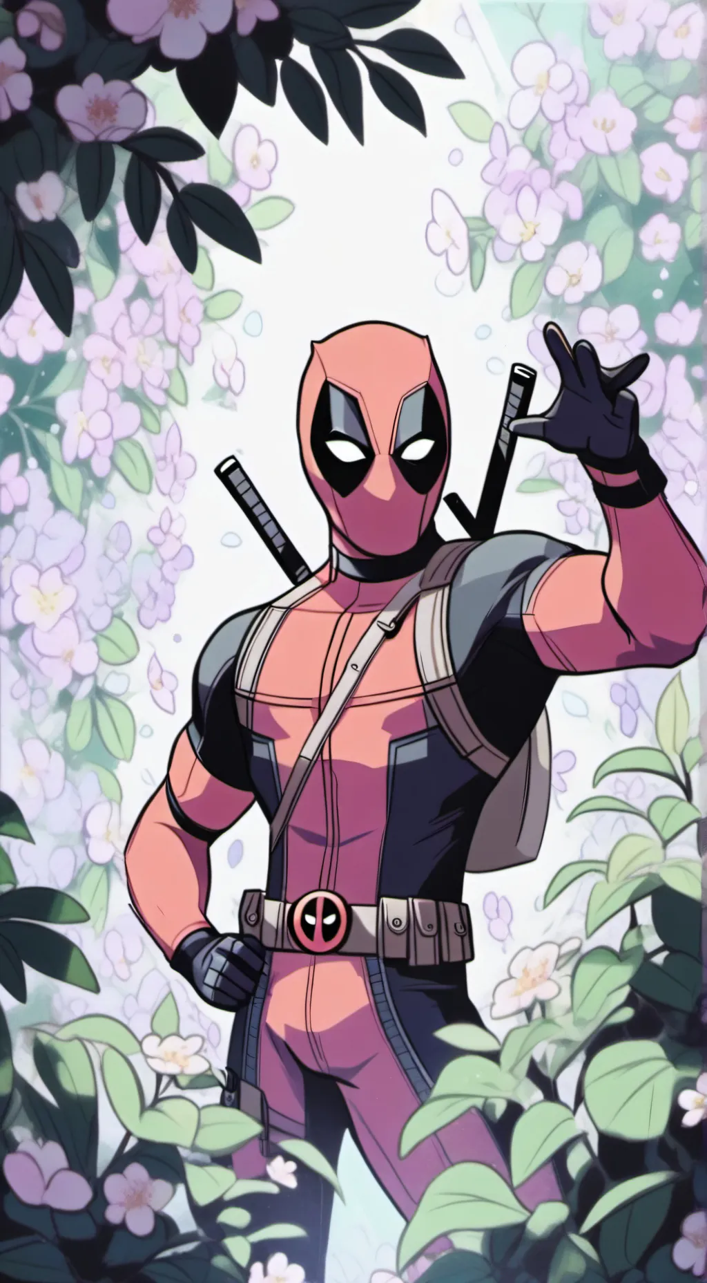 ai character: deadpool background