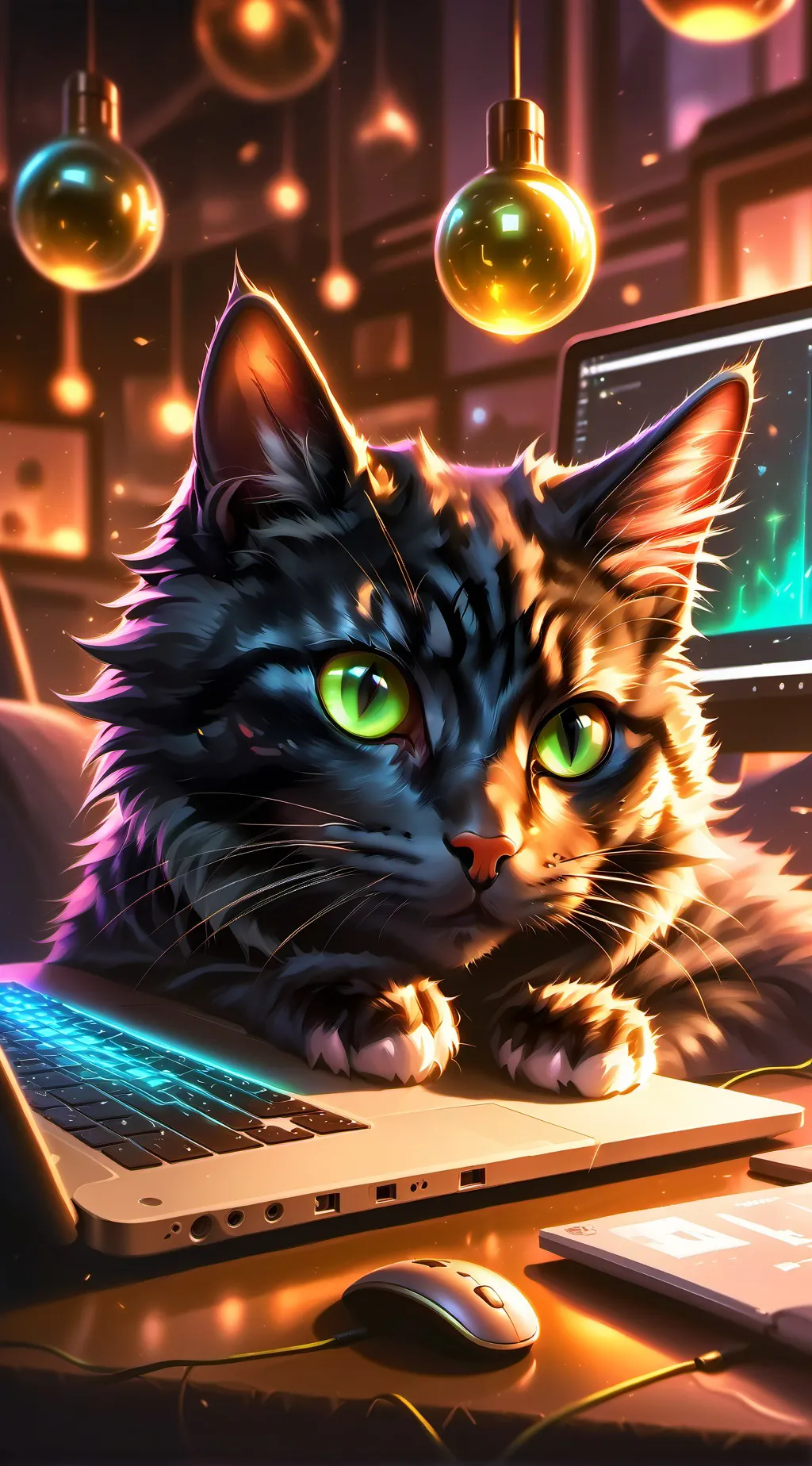 ai character: Pixel background