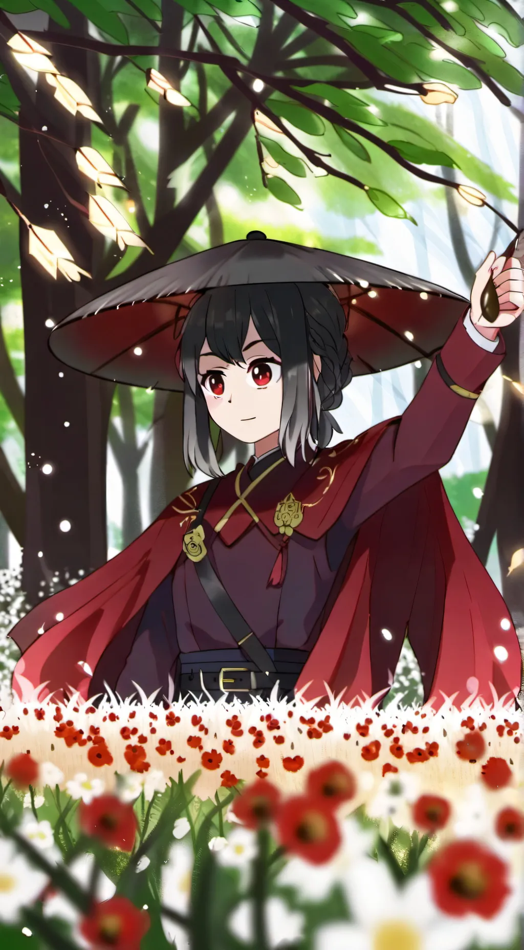 ai character: t/n x rengoku background