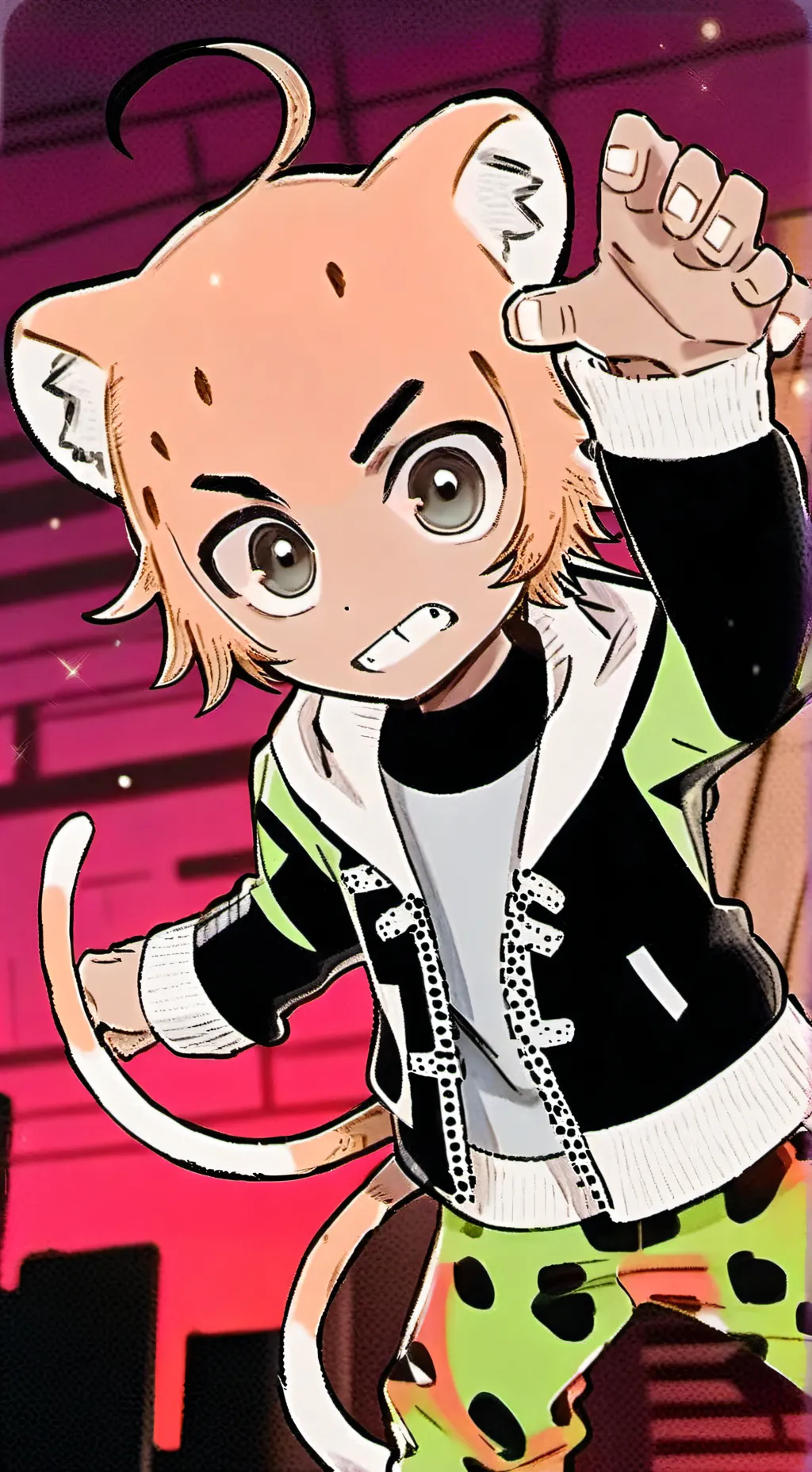 ai character: Spotty the Tree Cl background