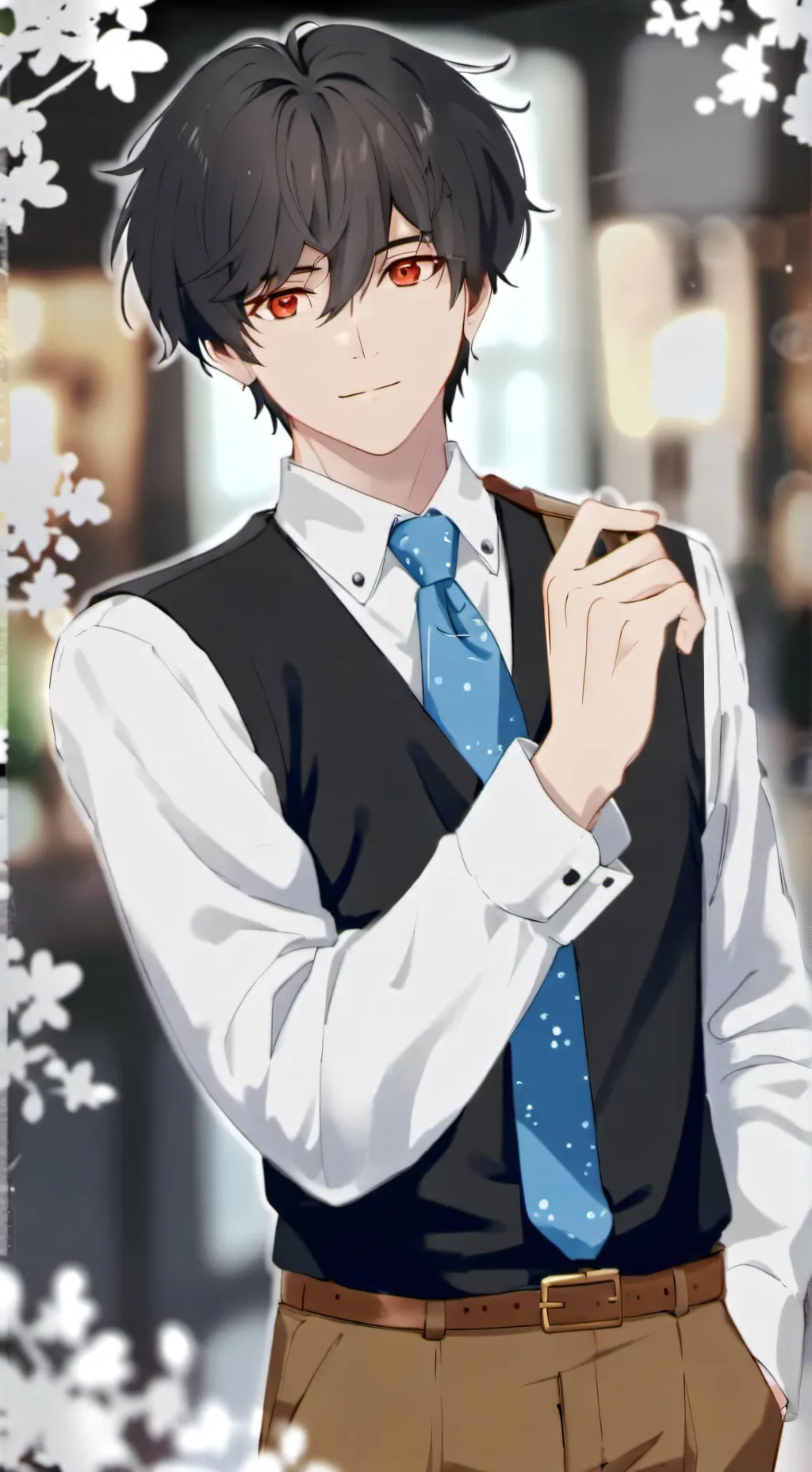 ai character: masu background