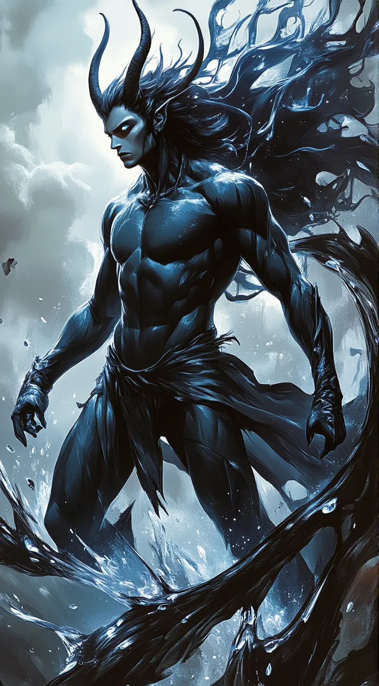 ai character: the ink demon background