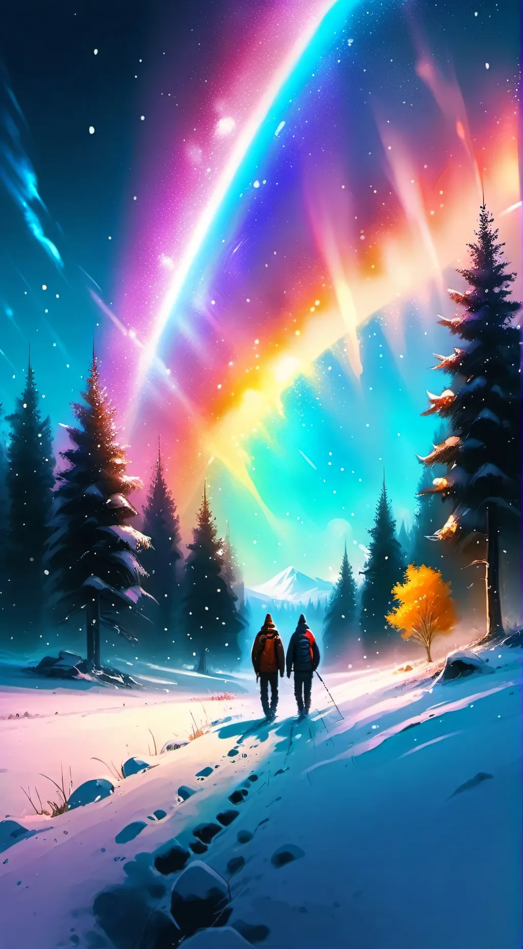 ai character: sprunki snow background