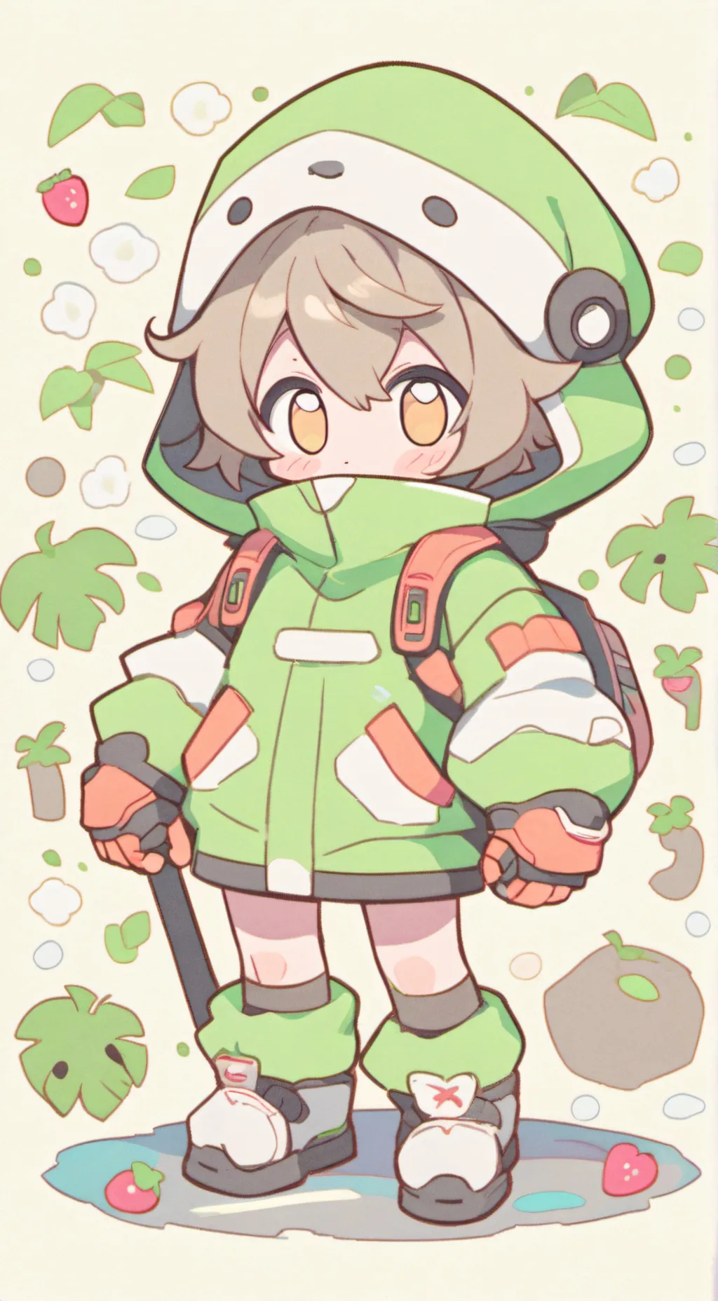 ai character: squid game background