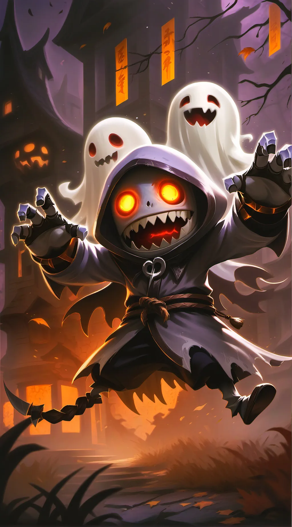 ai character: teke teke background